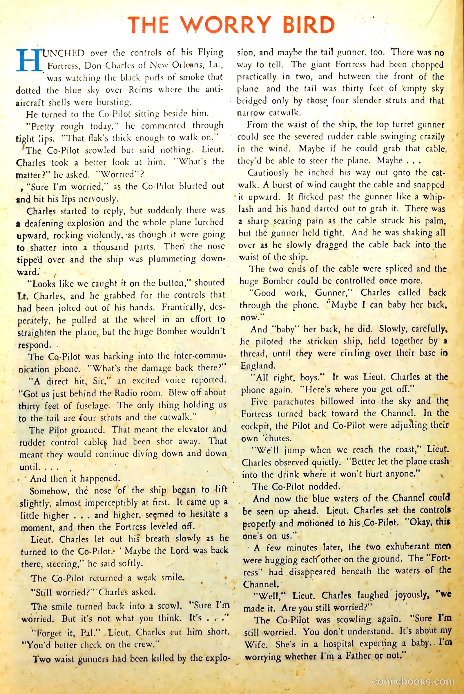 New Heroic Comics #92 (1954) — page 20 of 36