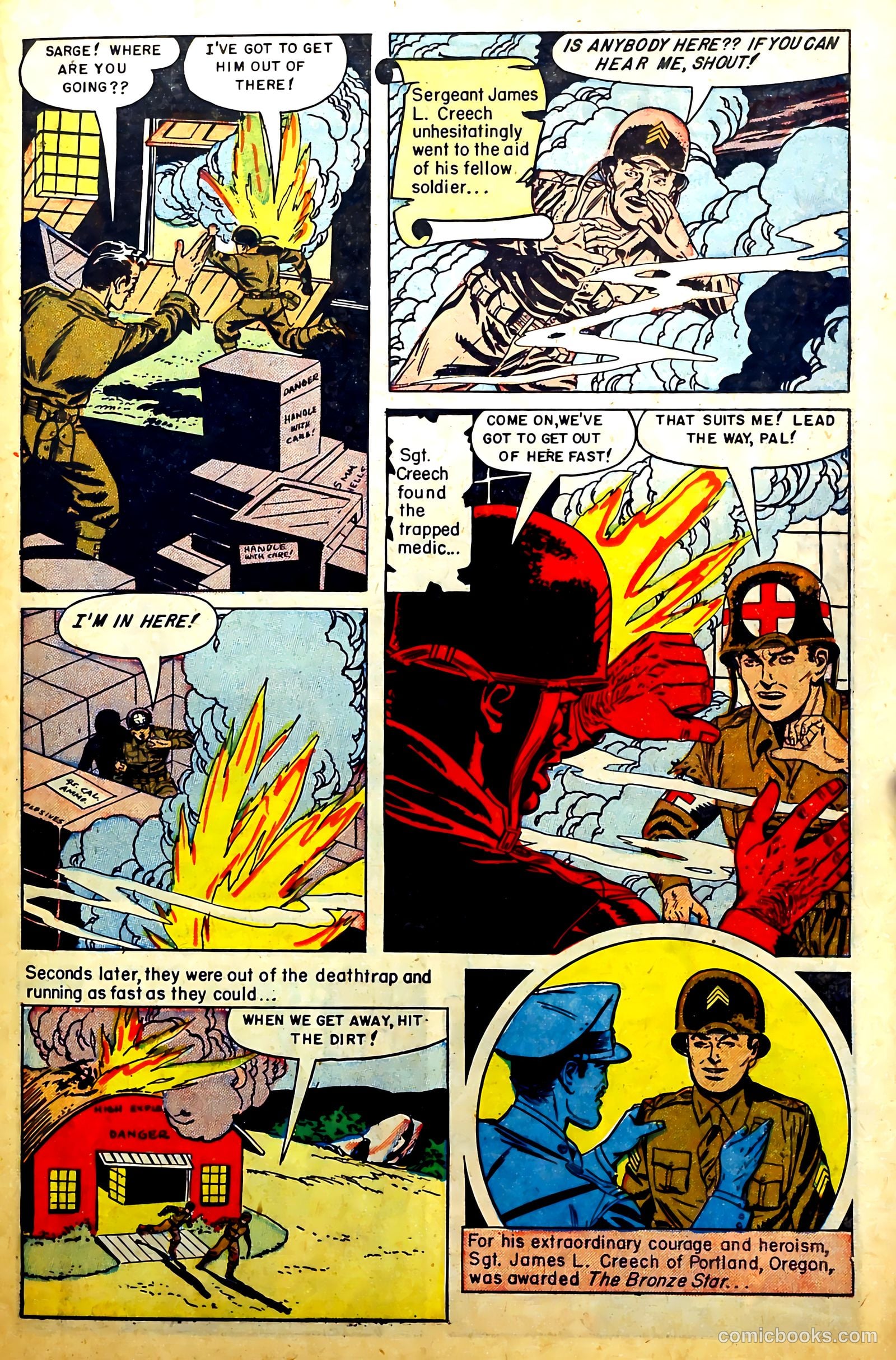 New Heroic Comics #92 (1954) — page 23 of 36