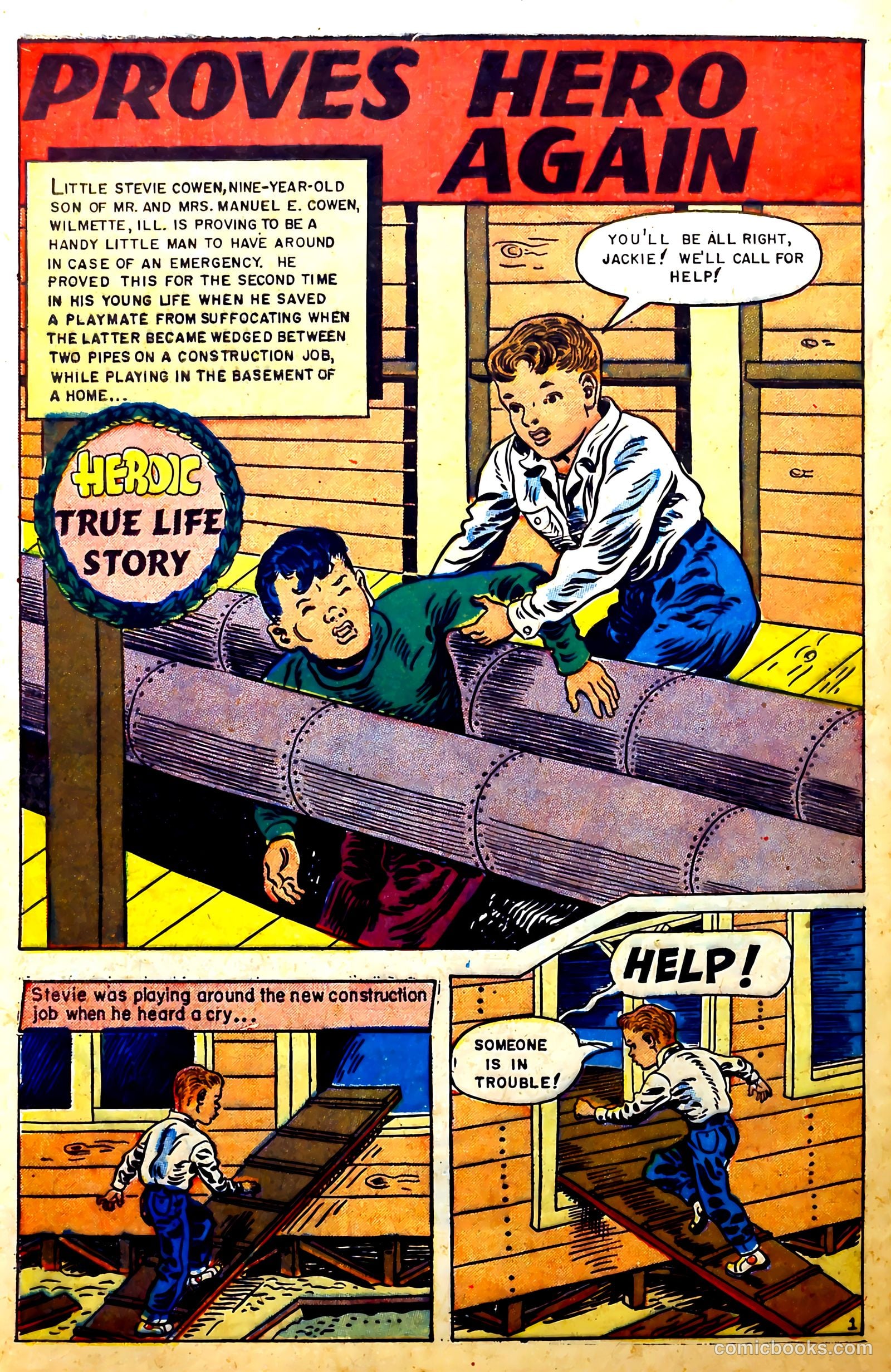 New Heroic Comics #92 (1954) — page 28 of 36