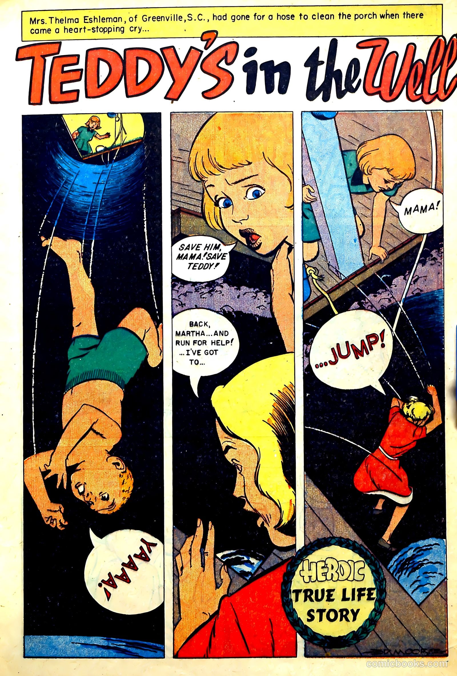 New Heroic Comics #93 (1954) — page 17 of 34