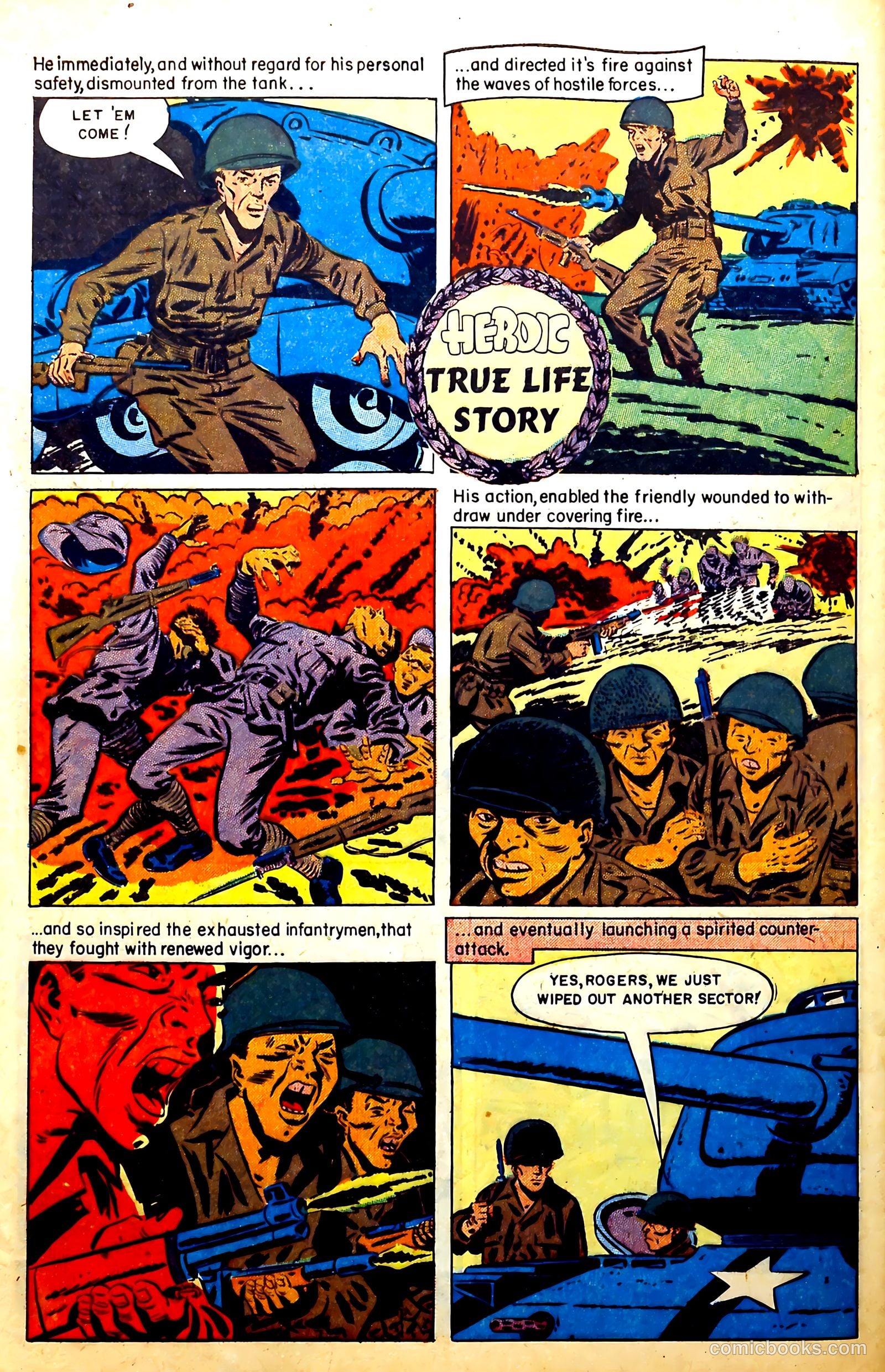 New Heroic Comics #93 (1954) — page 28 of 34