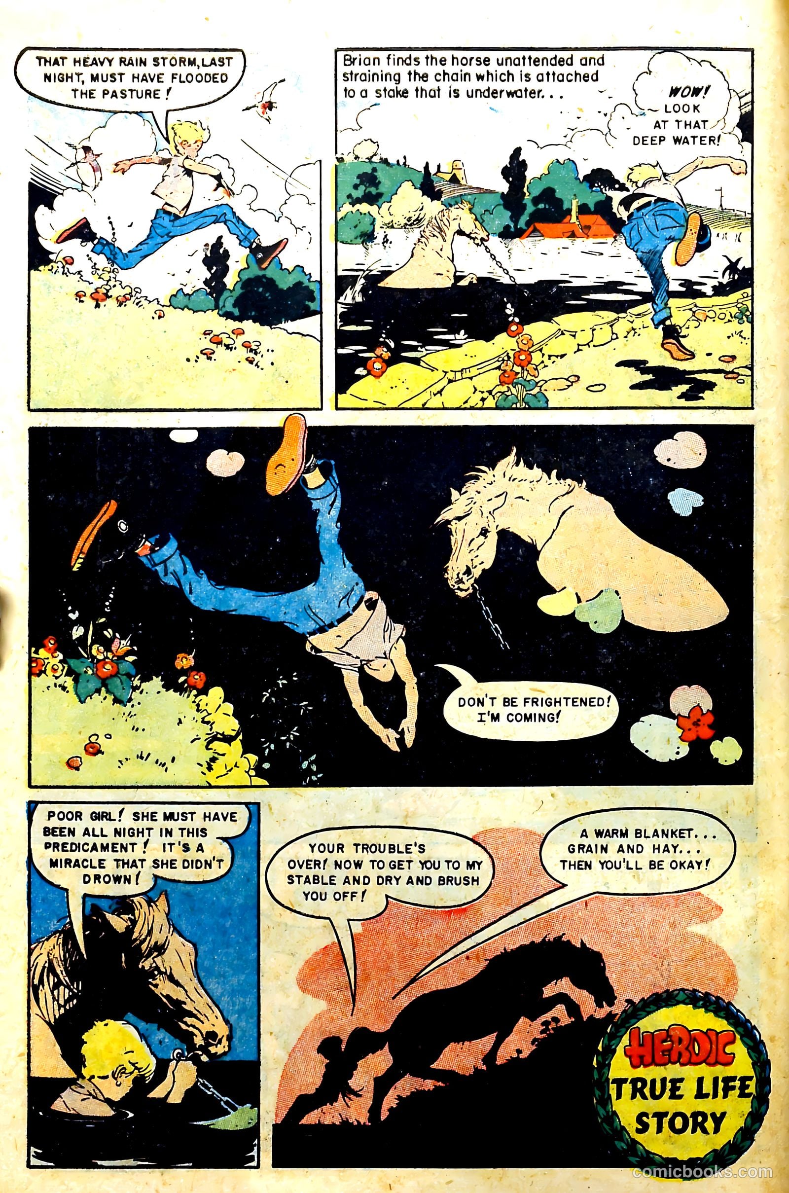 New Heroic Comics #94 (1954) — page 6 of 36