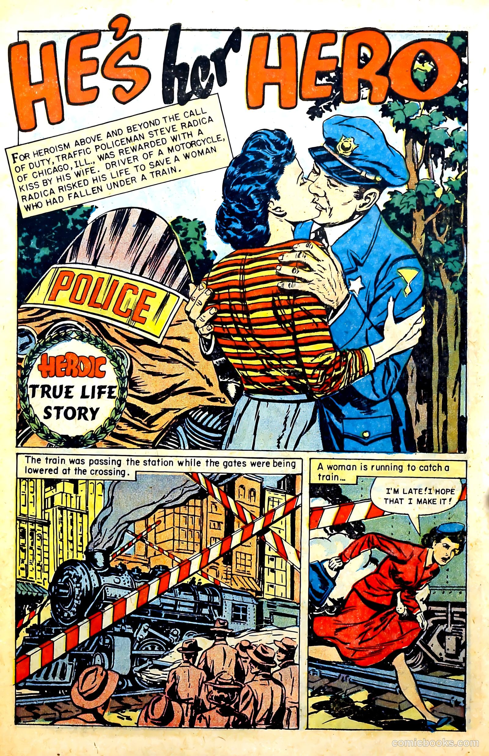 New Heroic Comics #94 (1954) — page 7 of 36