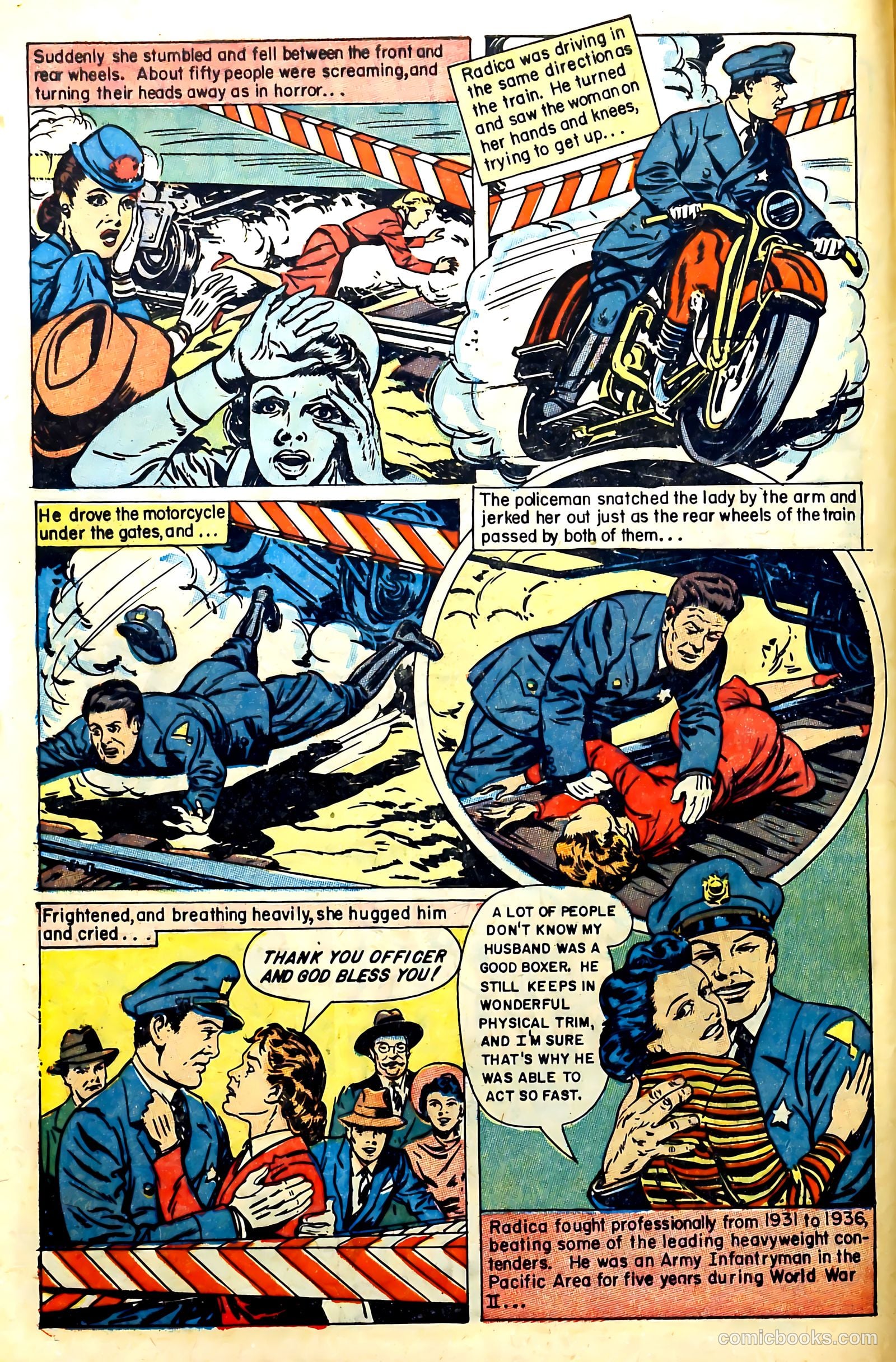 New Heroic Comics #94 (1954) — page 8 of 36