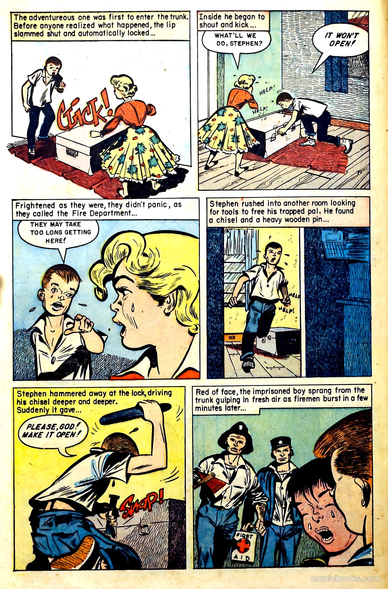 New Heroic Comics #94 (1954) — page 16 of 36