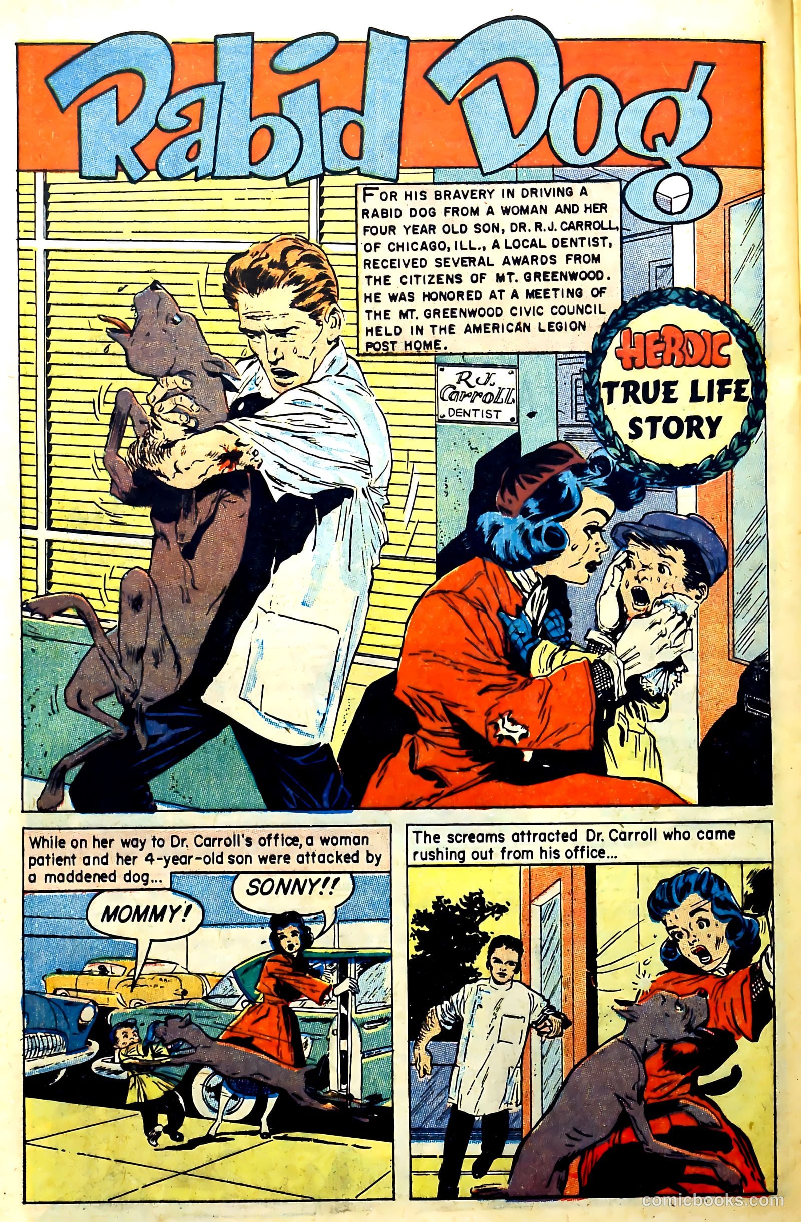 New Heroic Comics #94 (1954) — page 28 of 36