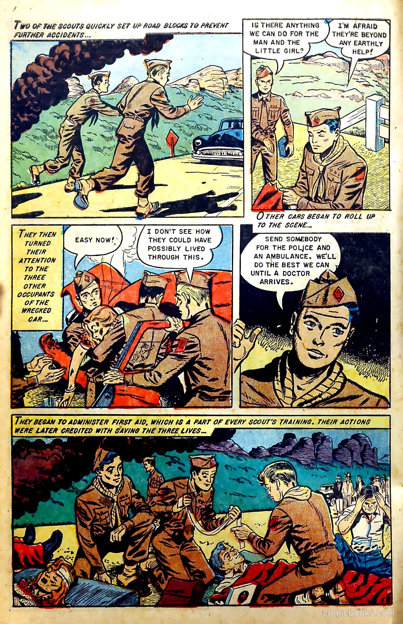 New Heroic Comics #95 (1955) — page 6 of 36