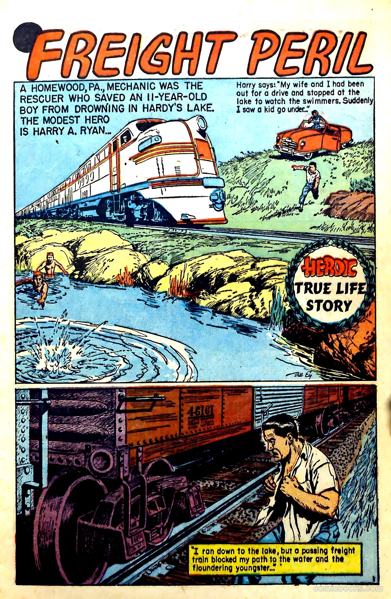 New Heroic Comics #95 (1955) — page 9 of 36