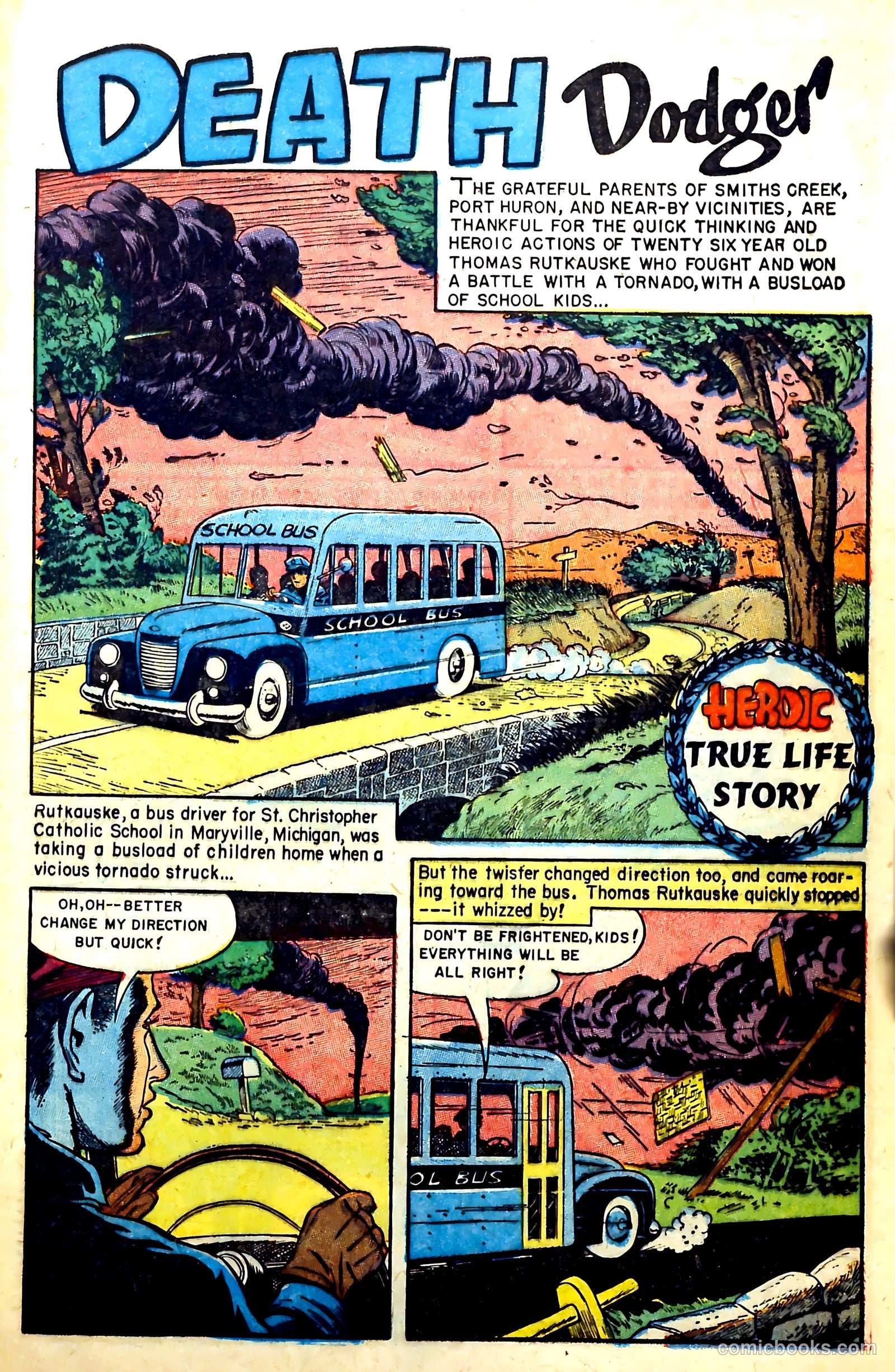 New Heroic Comics #95 (1955) — page 25 of 36