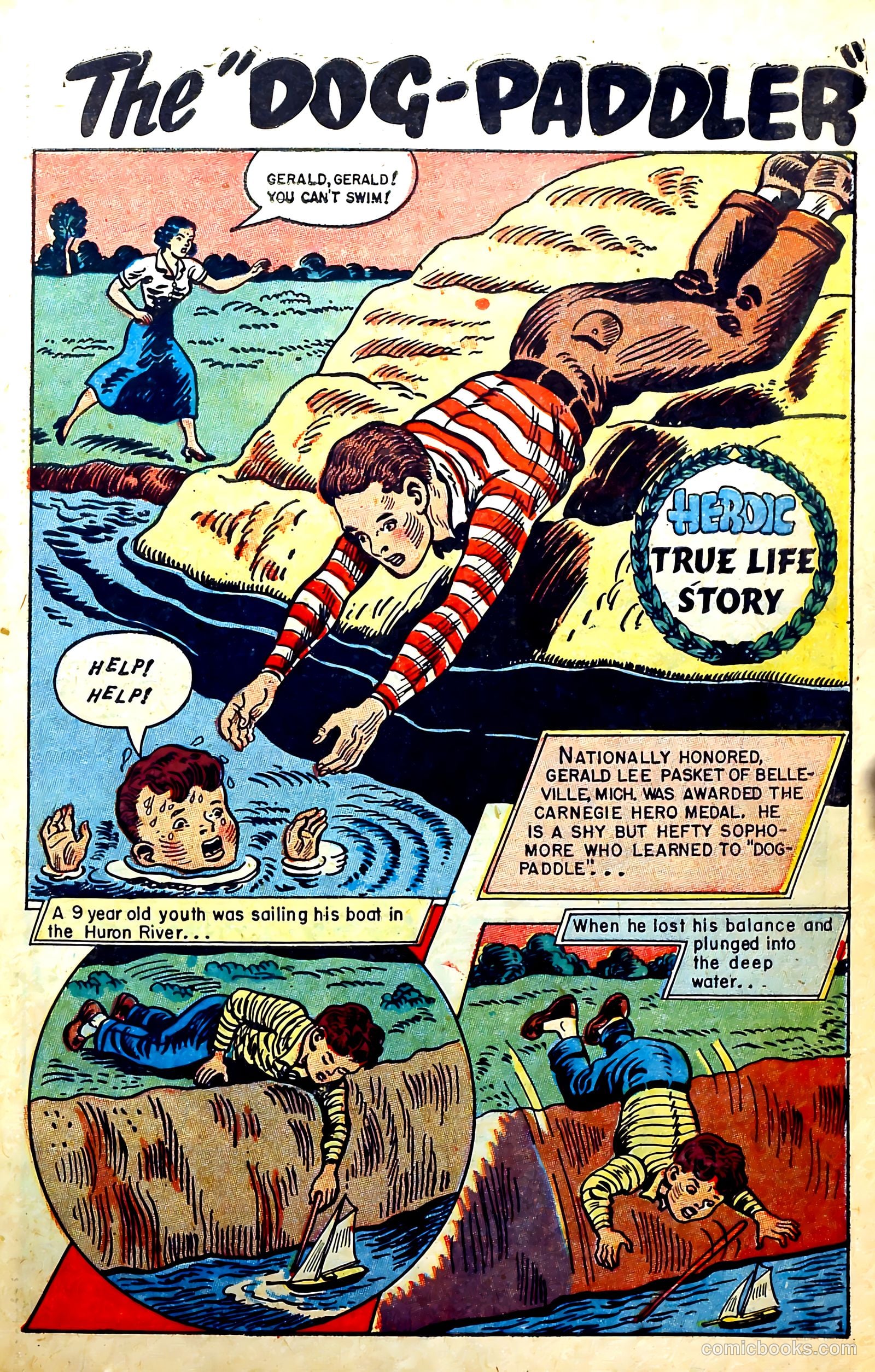 New Heroic Comics #95 (1955) — page 27 of 36