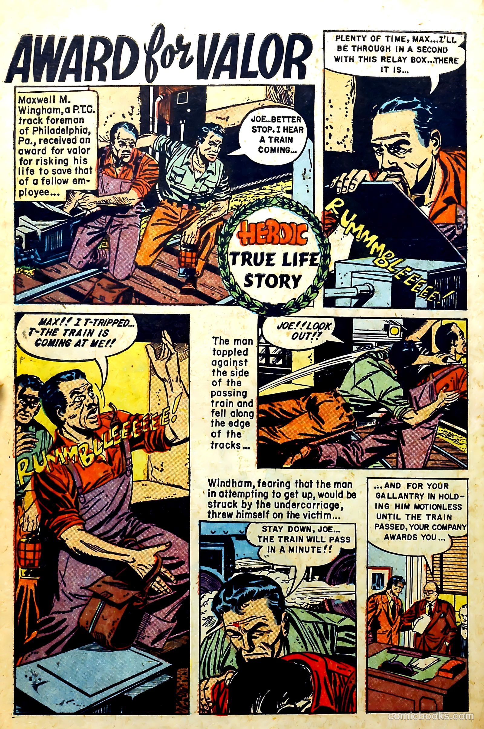New Heroic Comics #95 (1955) — page 30 of 36
