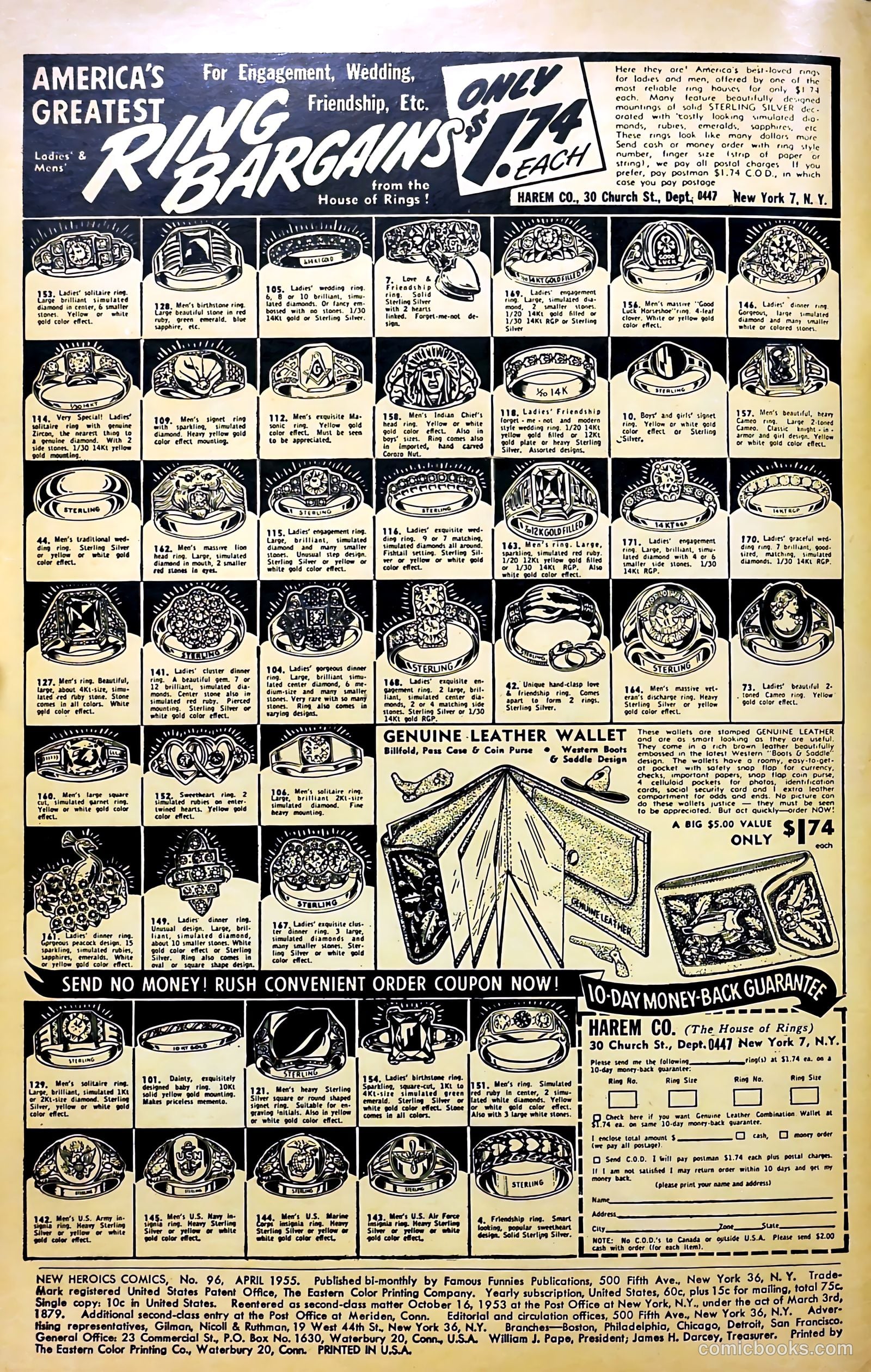 New Heroic Comics #96 (1955) — page 2 of 36