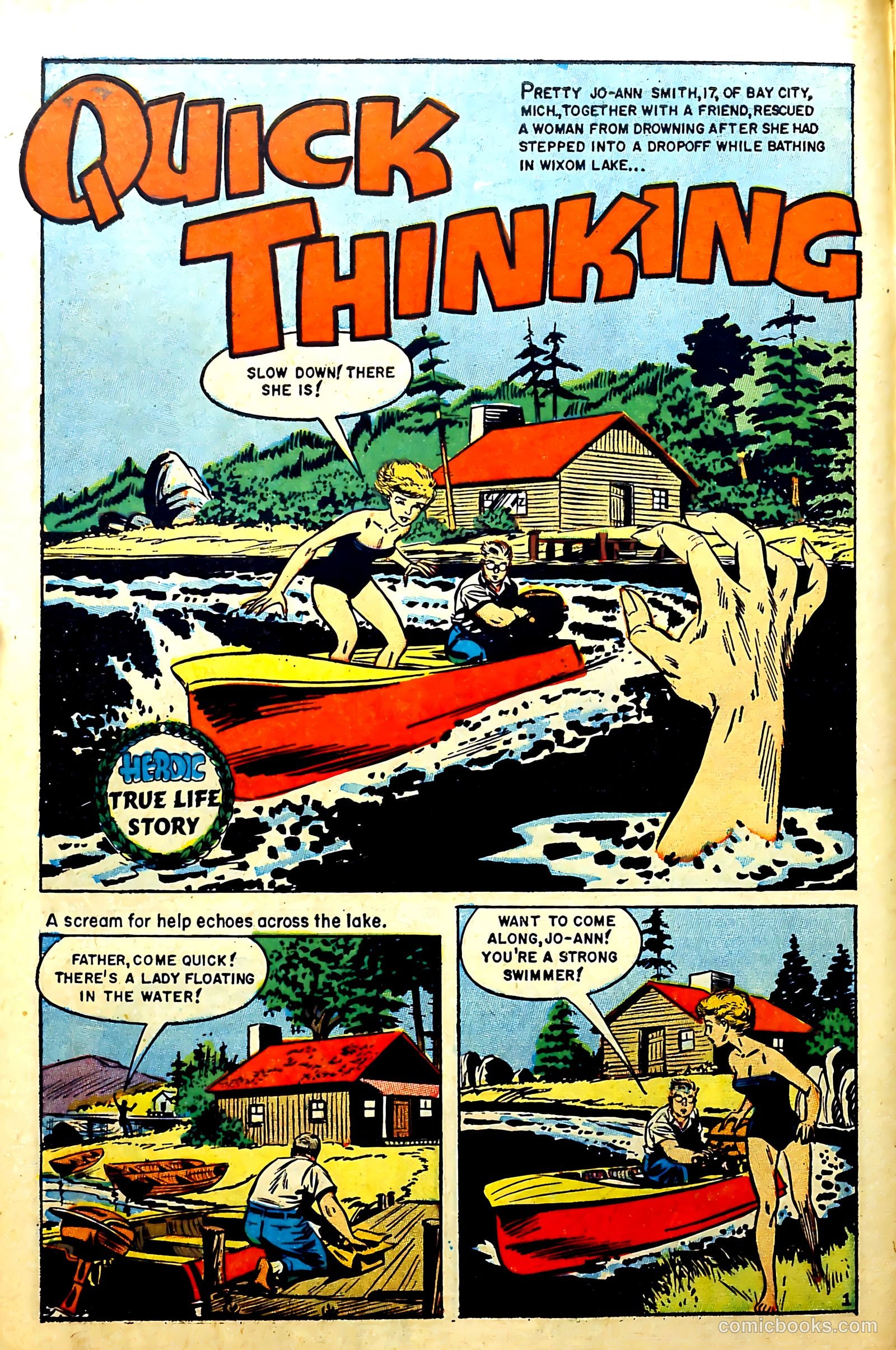 New Heroic Comics #96 (1955) — page 6 of 36