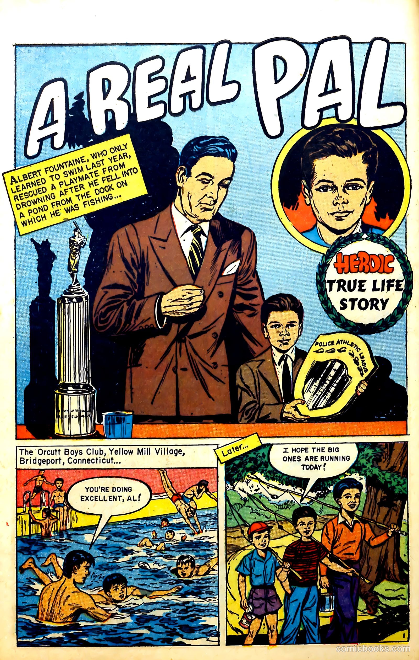 New Heroic Comics #96 (1955) — page 8 of 36