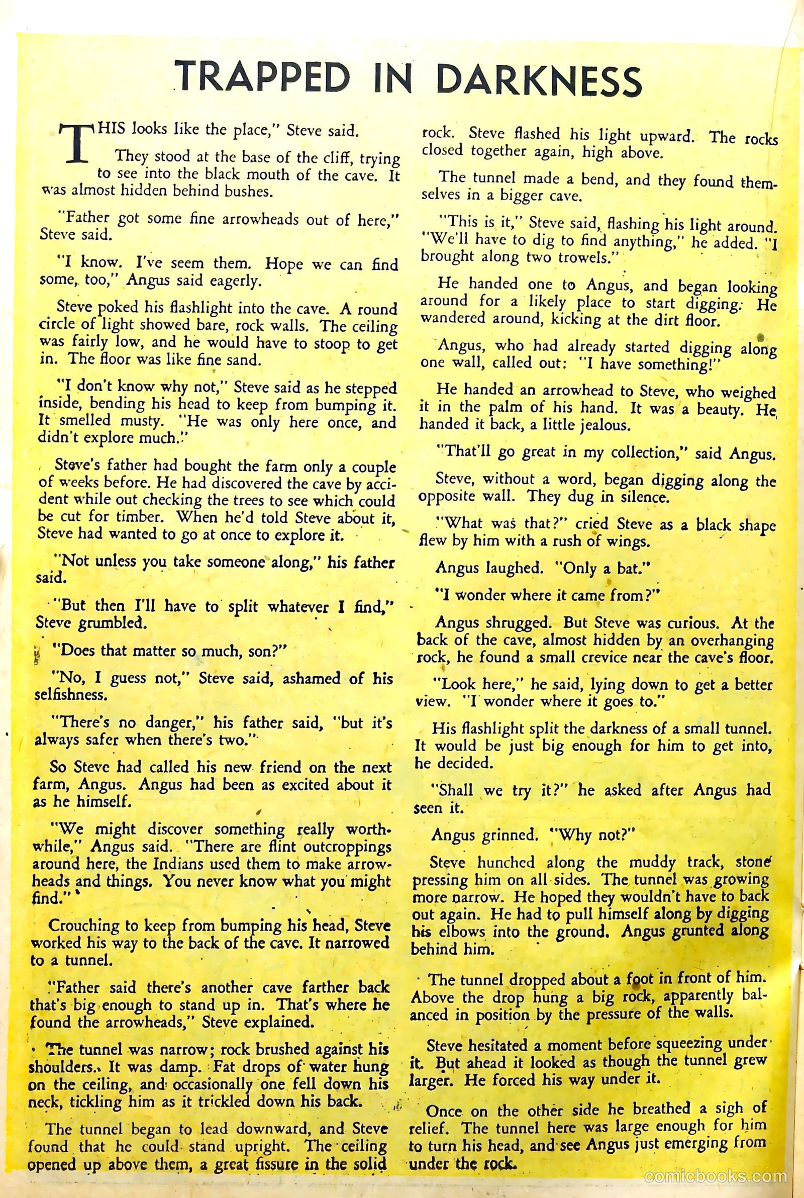 New Heroic Comics #96 (1955) — page 22 of 36