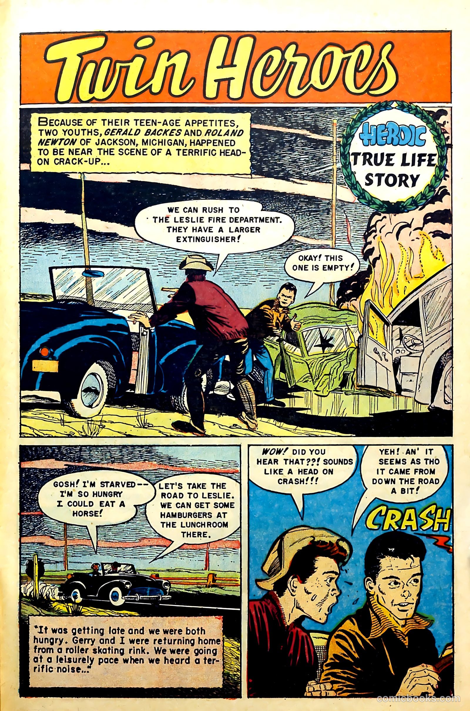 New Heroic Comics #96 (1955) — page 31 of 36