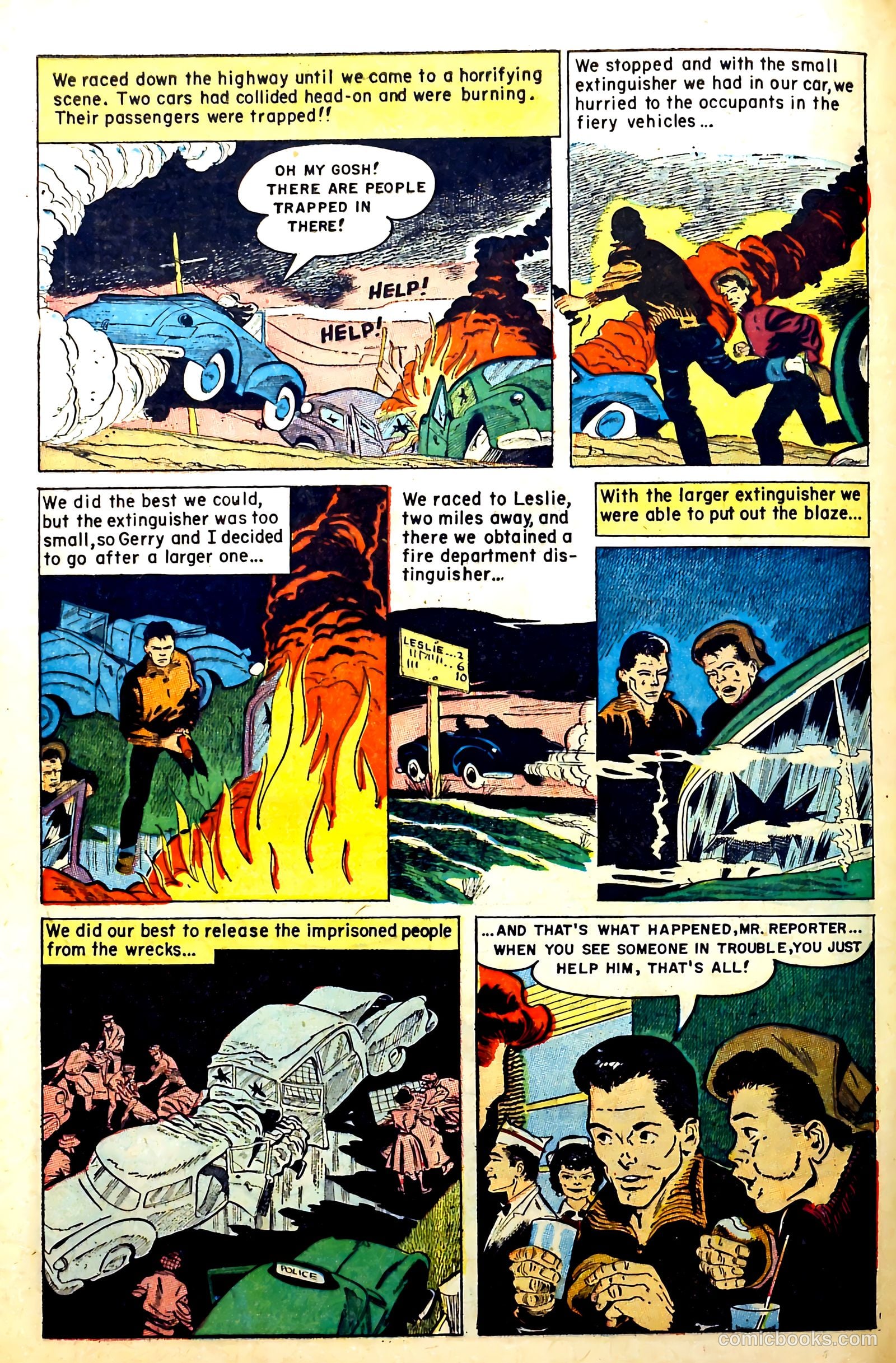 New Heroic Comics #96 (1955) — page 32 of 36