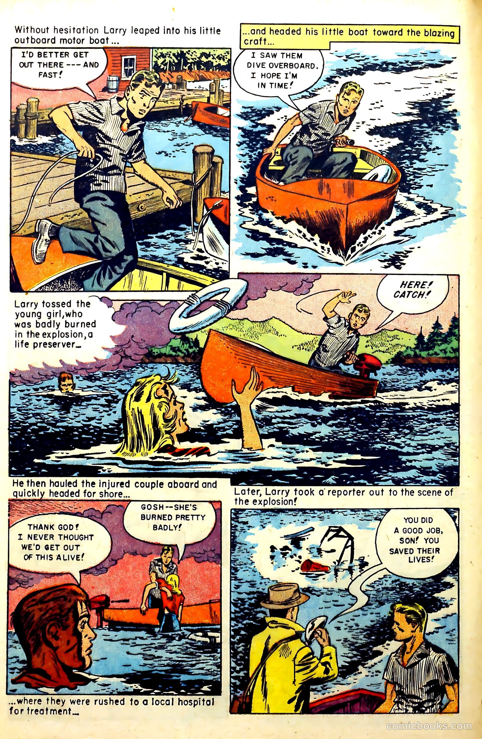 New Heroic Comics #97 (1955) — page 16 of 37