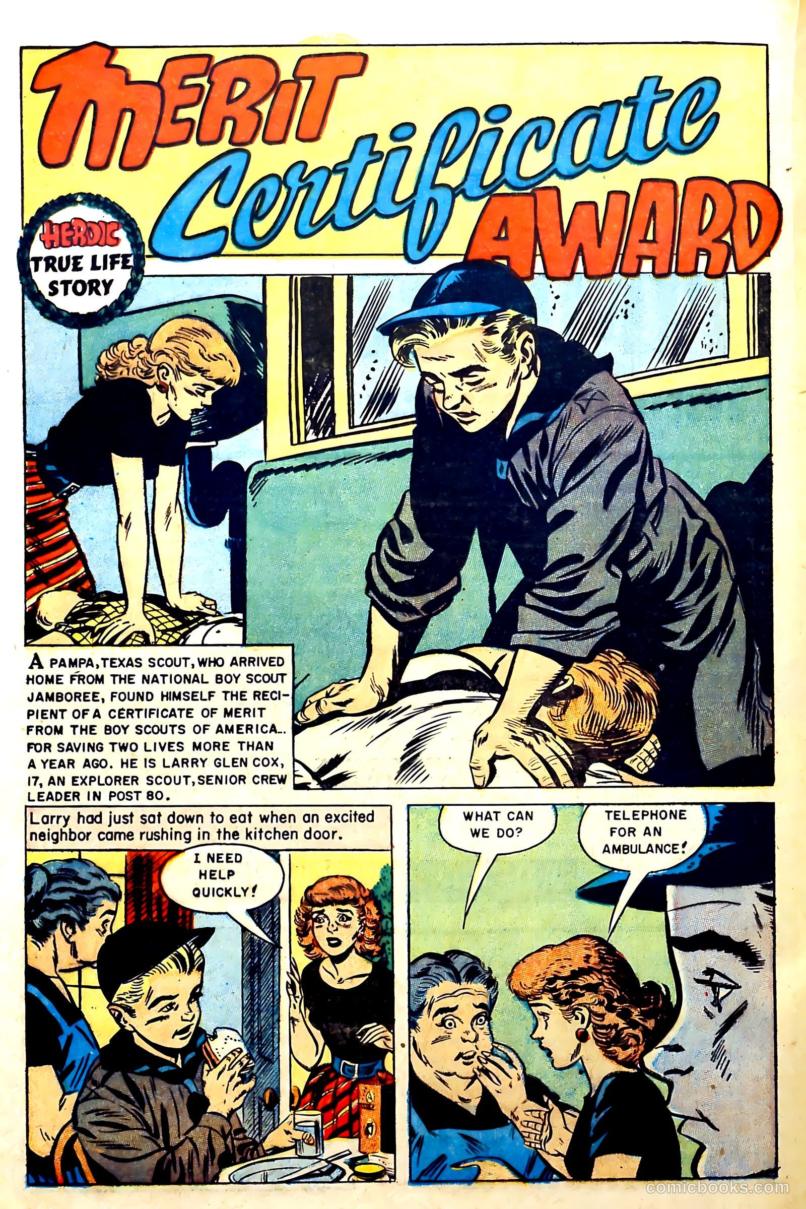 New Heroic Comics #97 (1955) — page 20 of 37