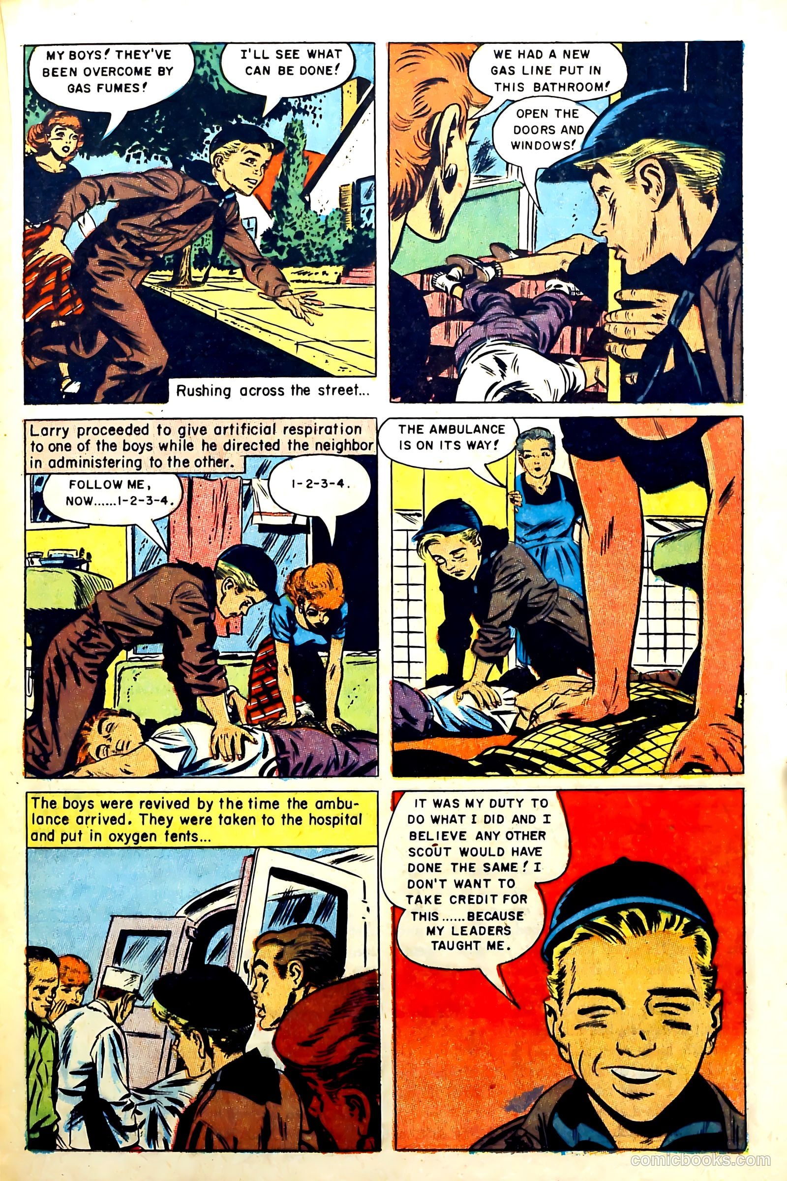 New Heroic Comics #97 (1955) — page 21 of 37