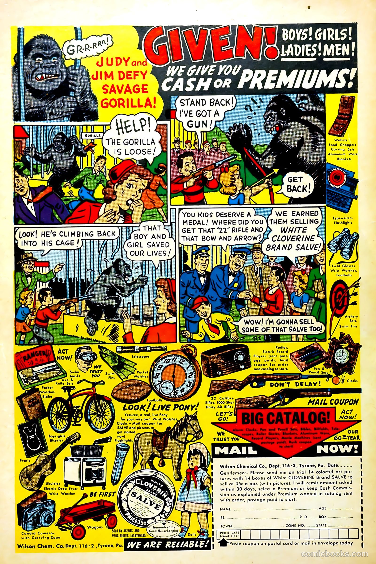 New Heroic Comics #97 (1955) — page 36 of 37