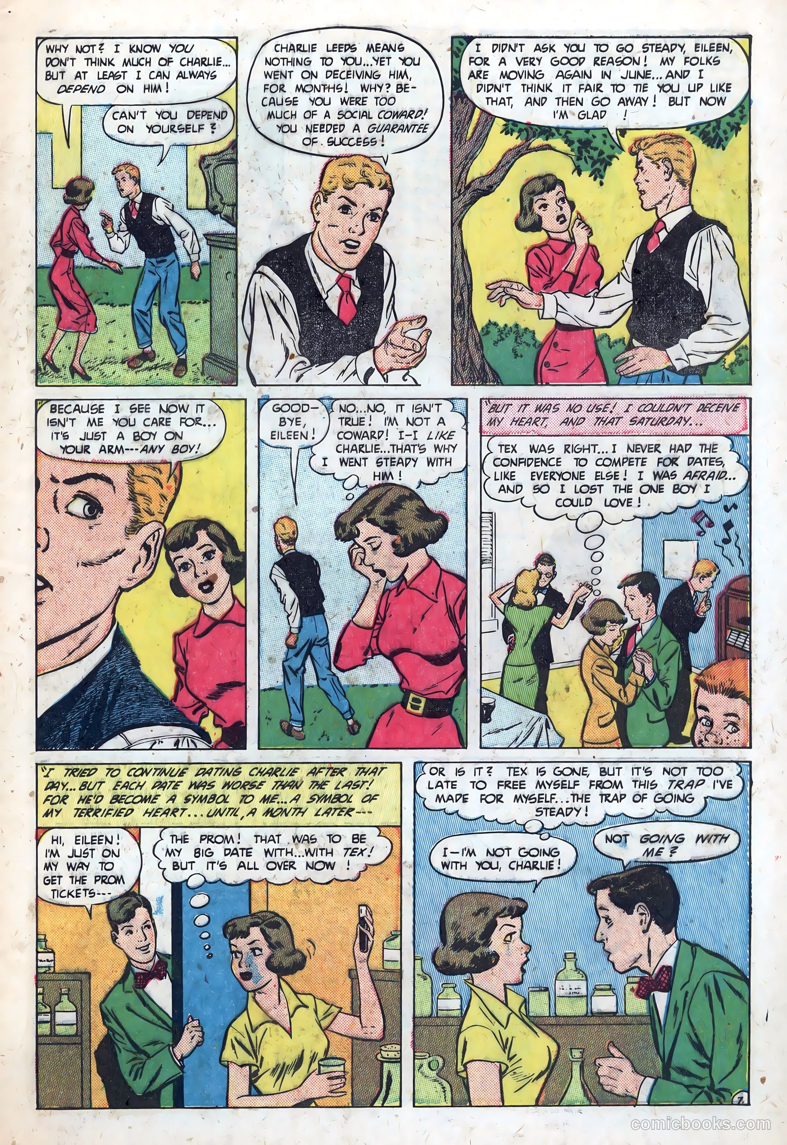 New Romances #10 (1952) — page 9 of 36