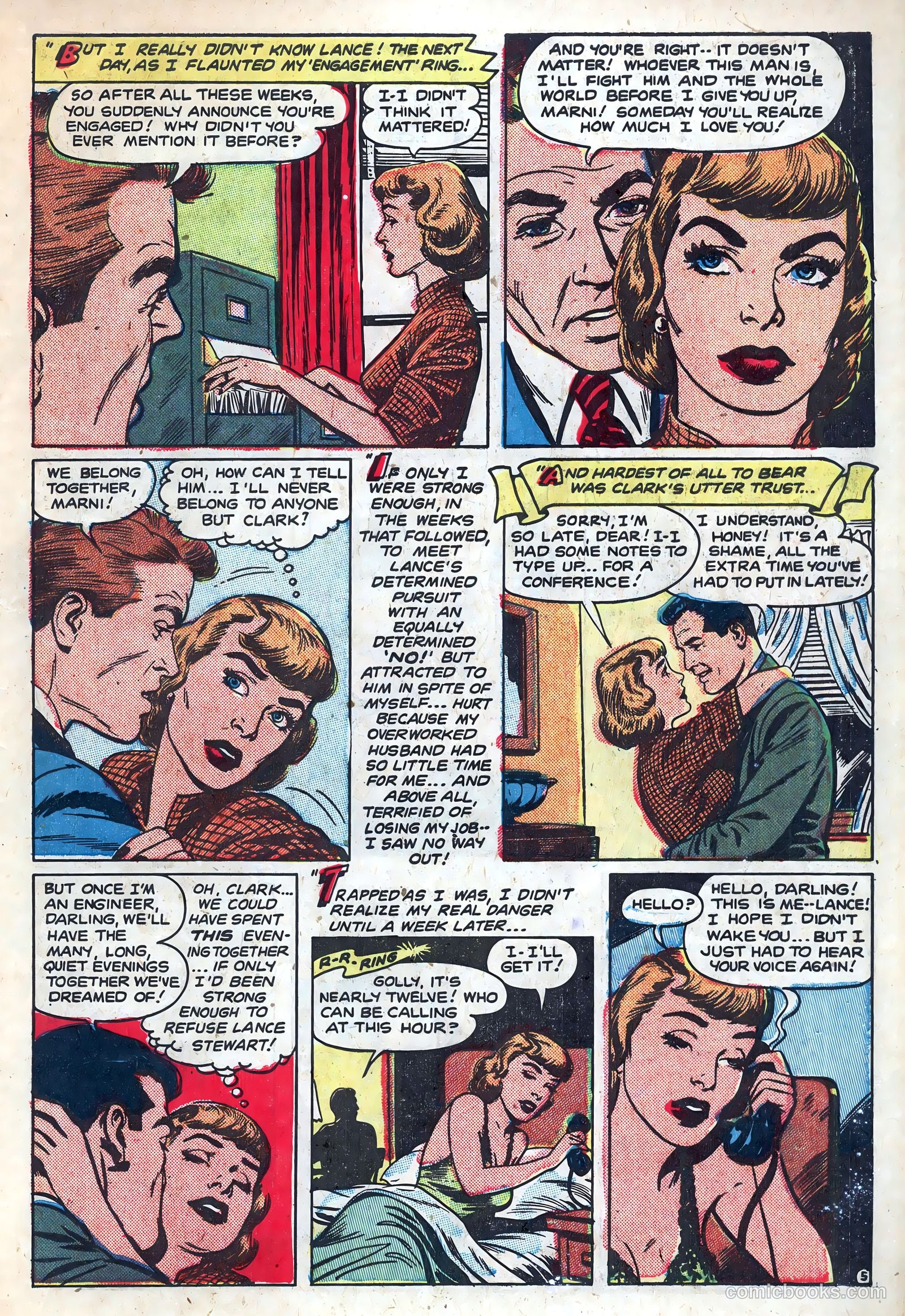 New Romances #13 (1952) — page 7 of 36