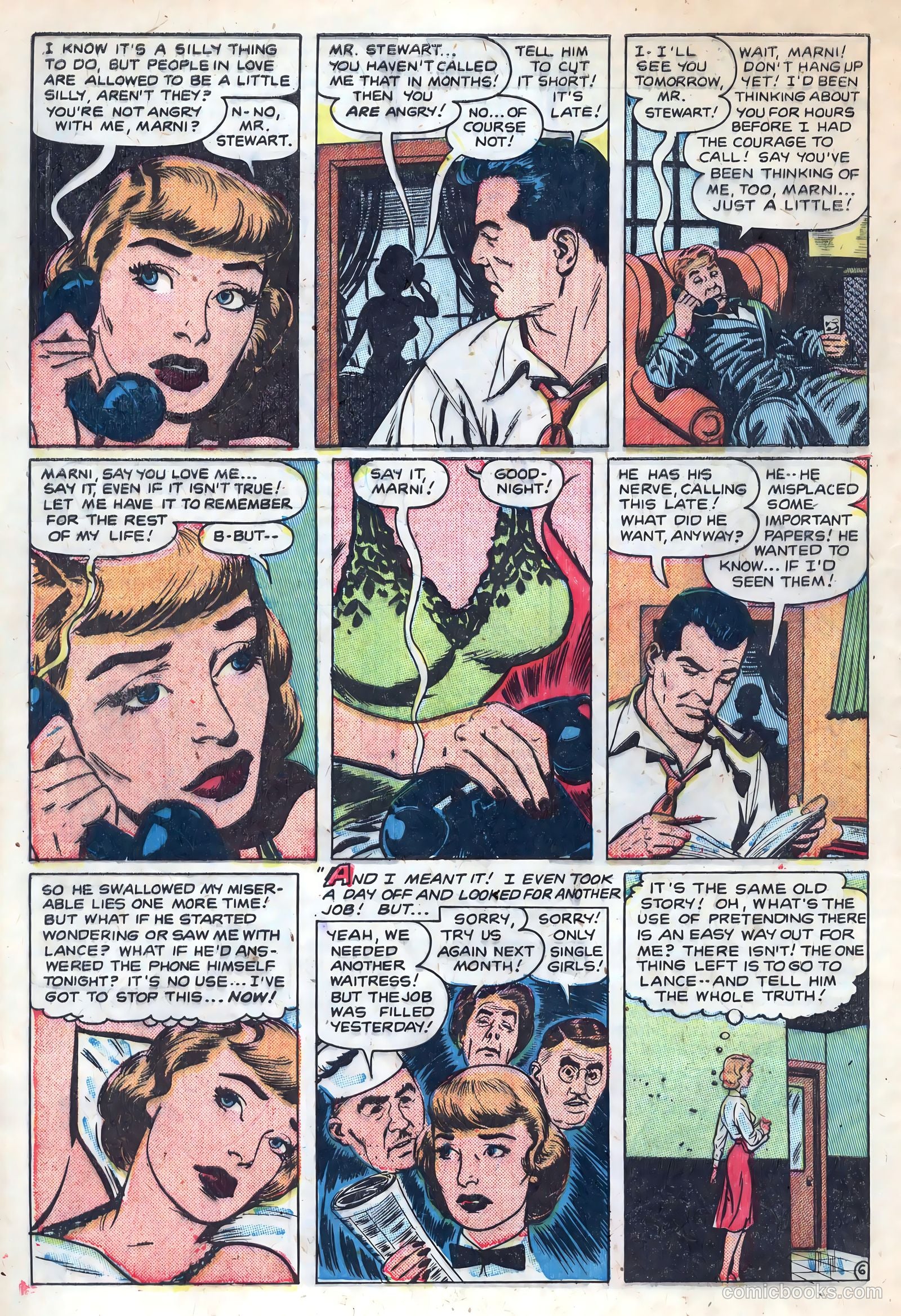 New Romances #13 (1952) — page 8 of 36