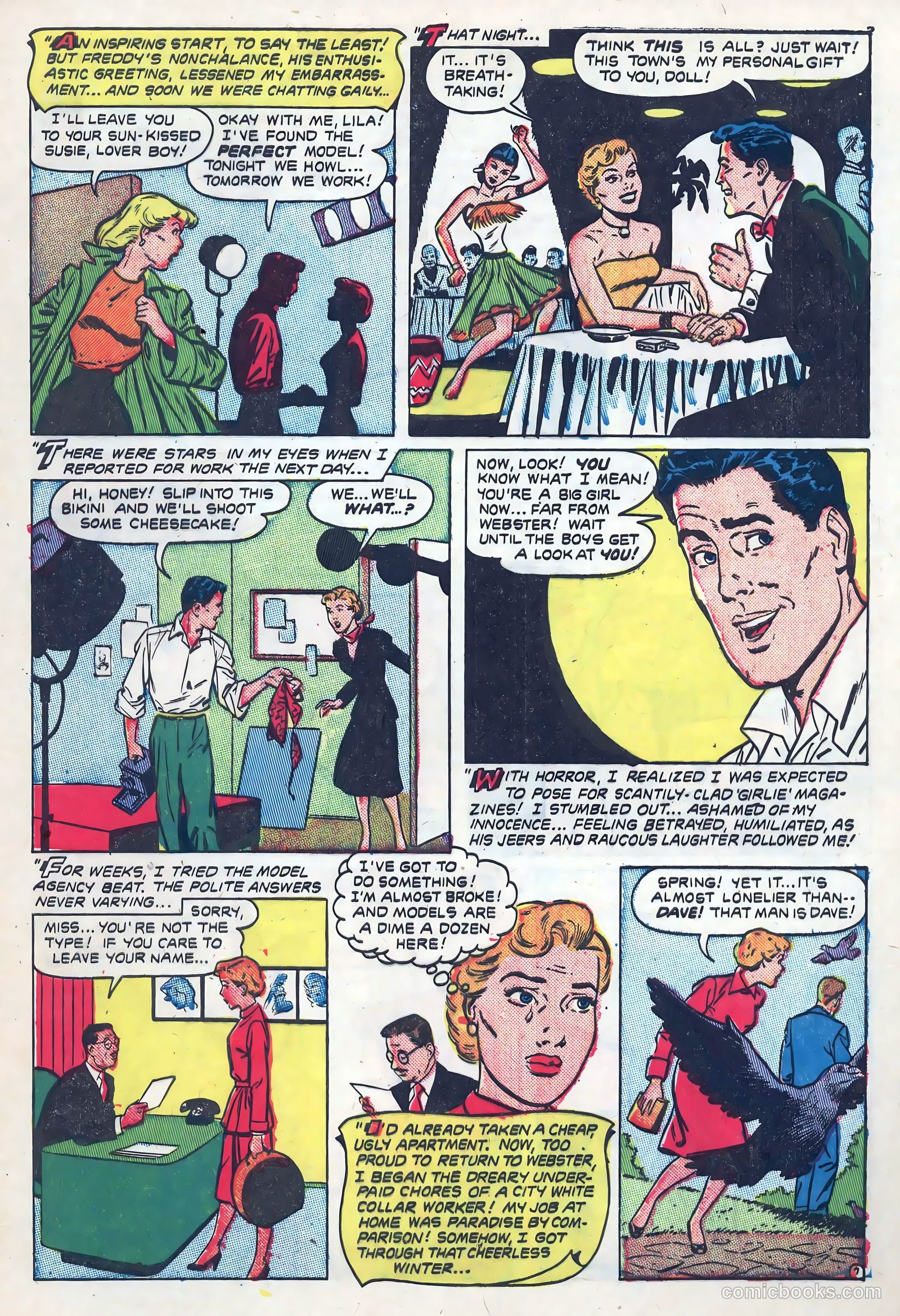 New Romances #14 (1952) — page 9 of 36