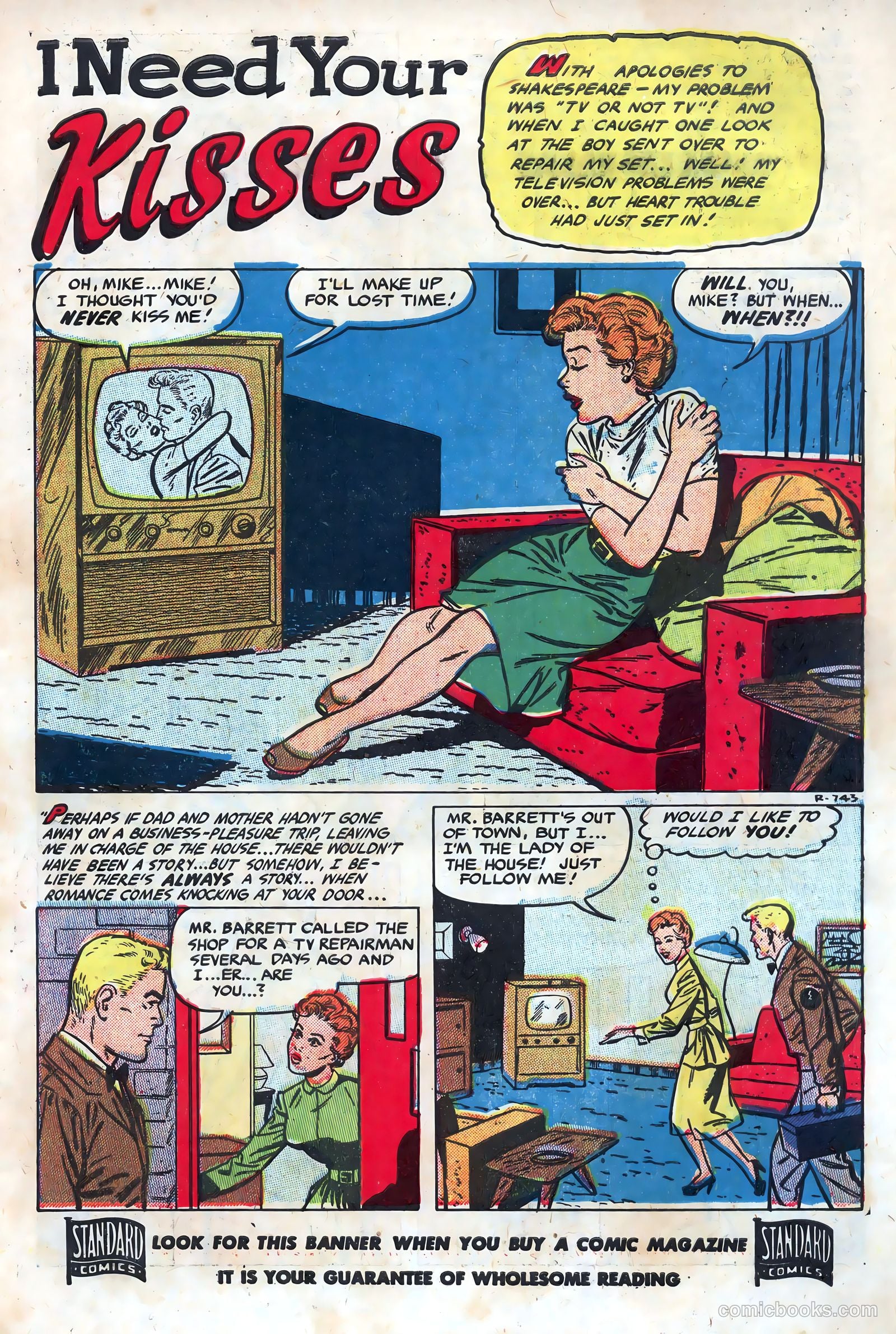 New Romances #15 (1953) — page 3 of 36