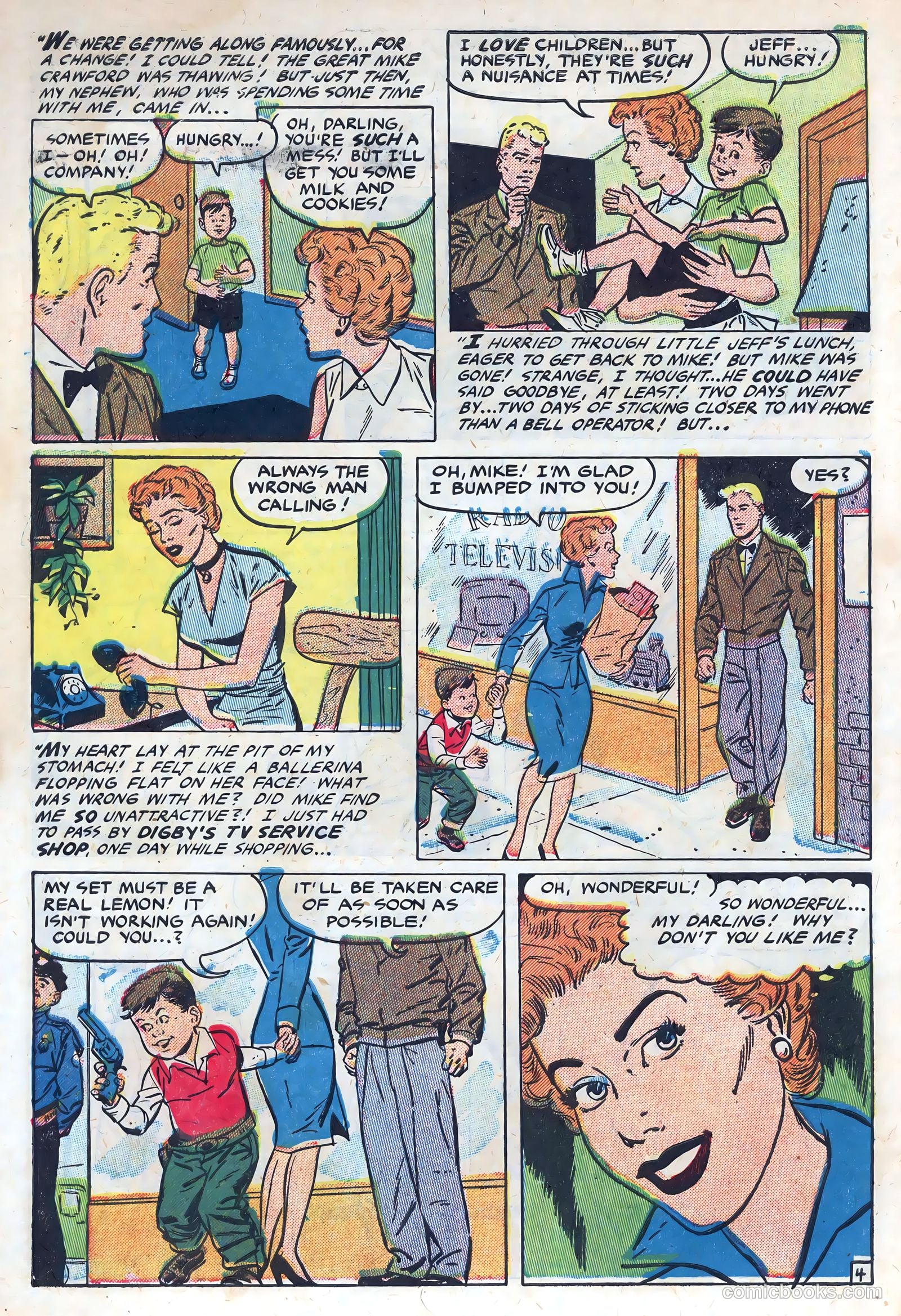 New Romances #15 (1953) — page 6 of 36