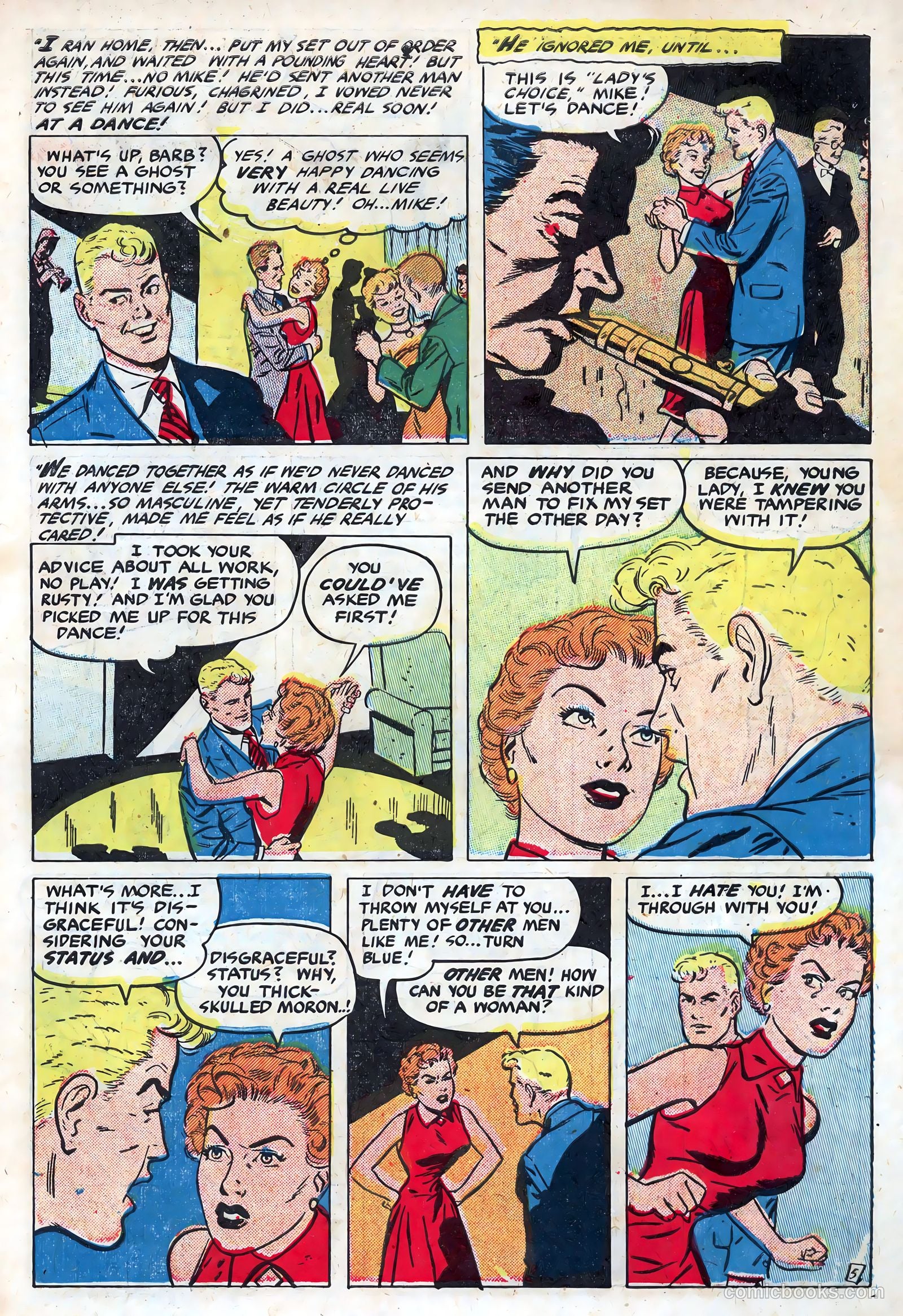 New Romances #15 (1953) — page 7 of 36
