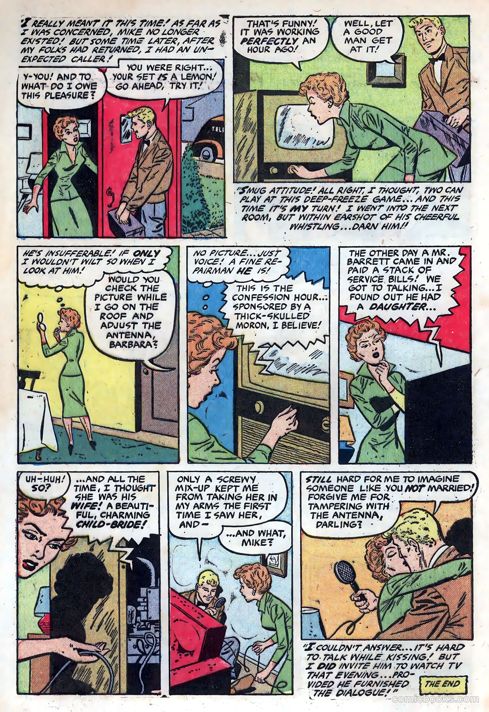 New Romances #15 (1953) — page 8 of 36