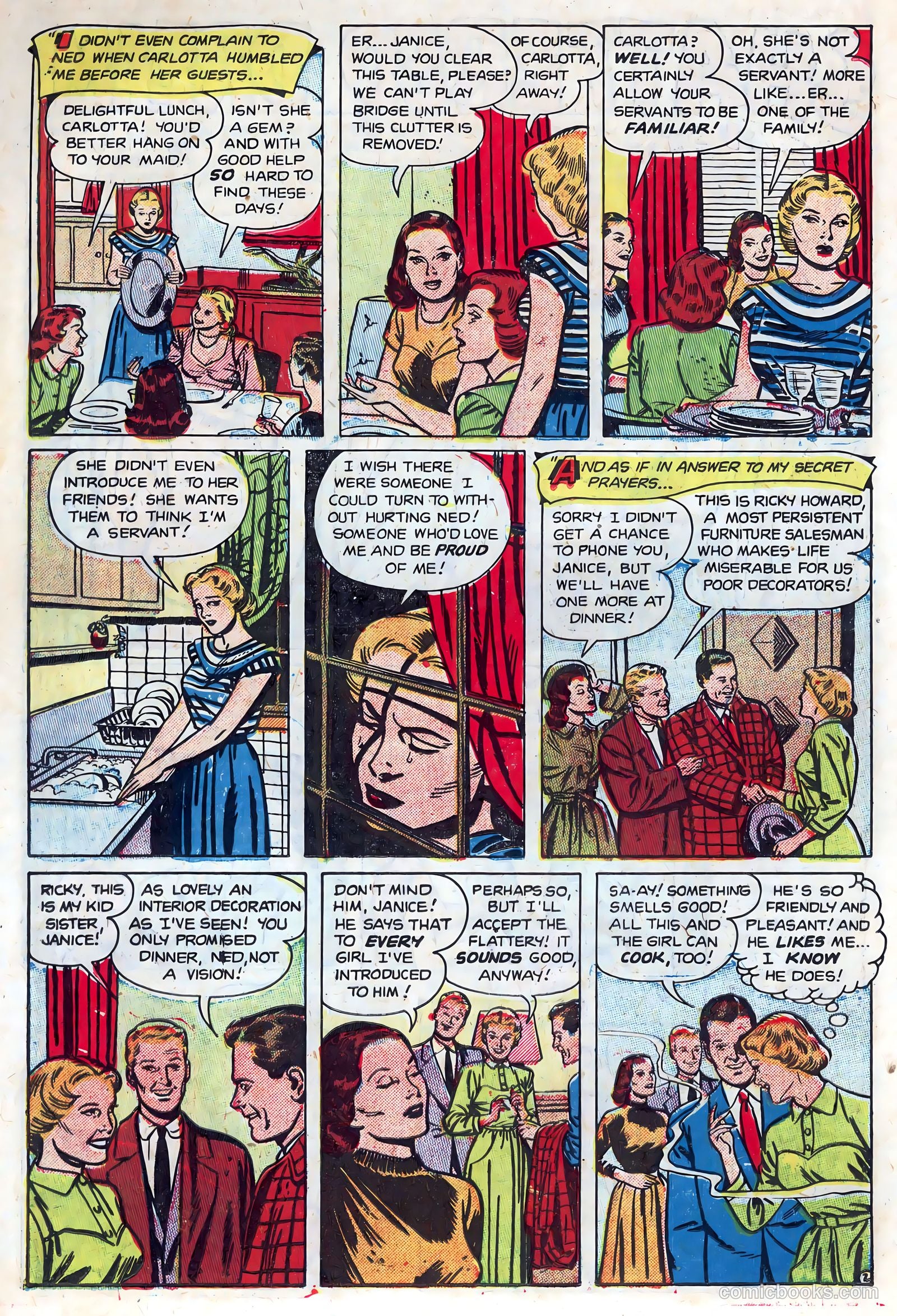 New Romances #15 (1953) — page 14 of 36