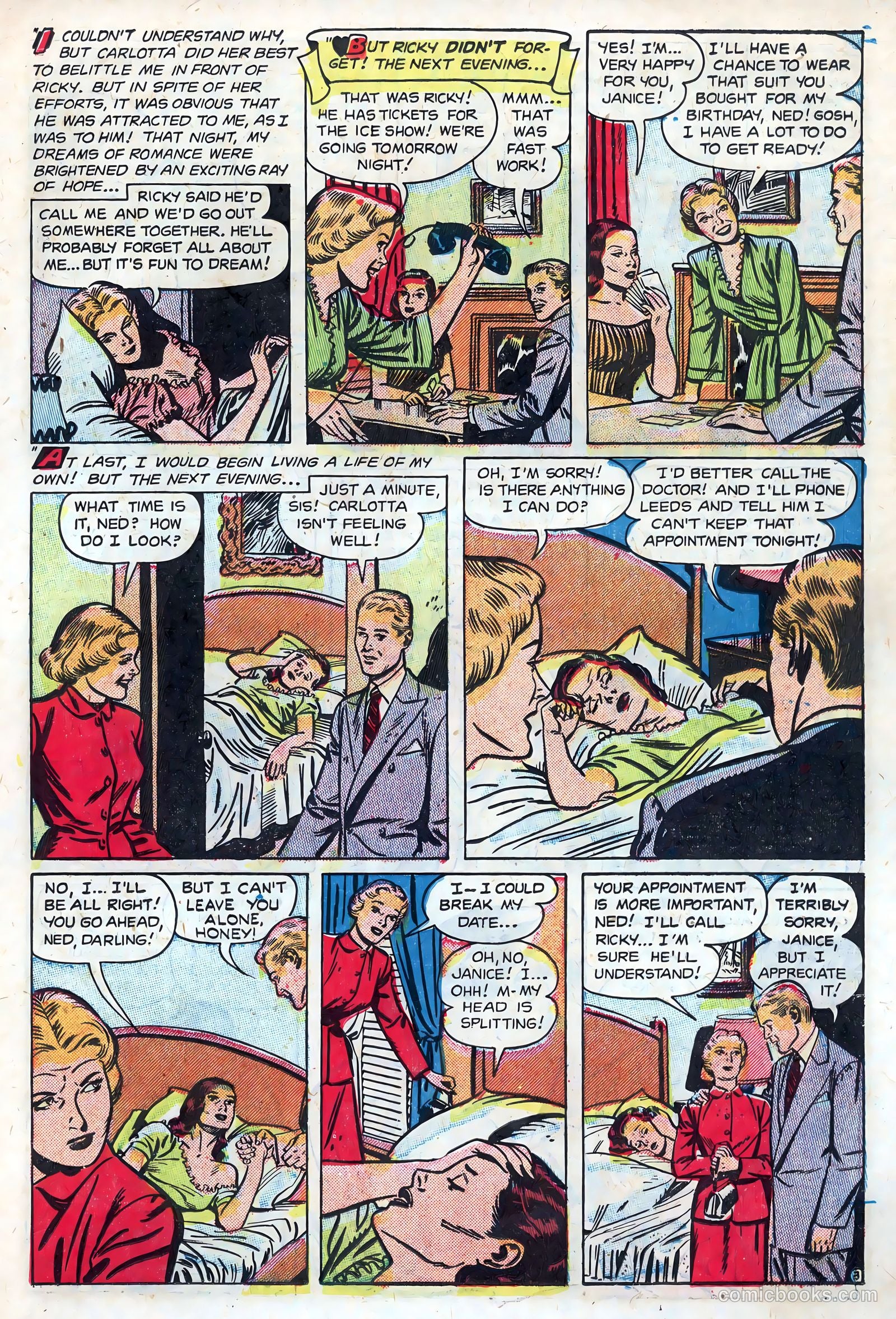 New Romances #15 (1953) — page 15 of 36
