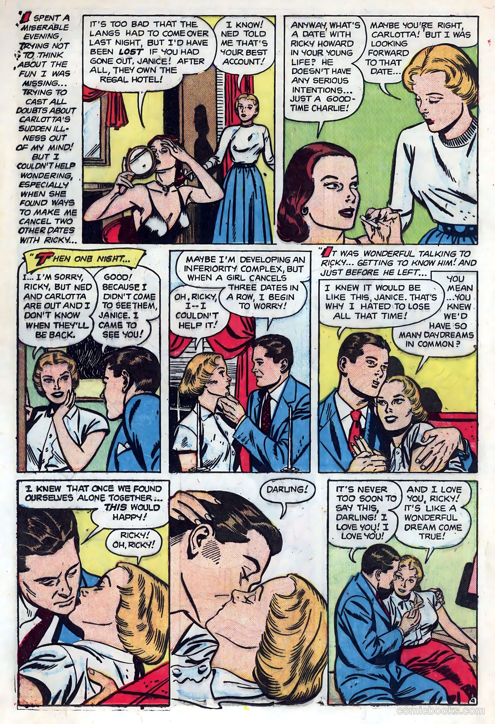 New Romances #15 (1953) — page 16 of 36
