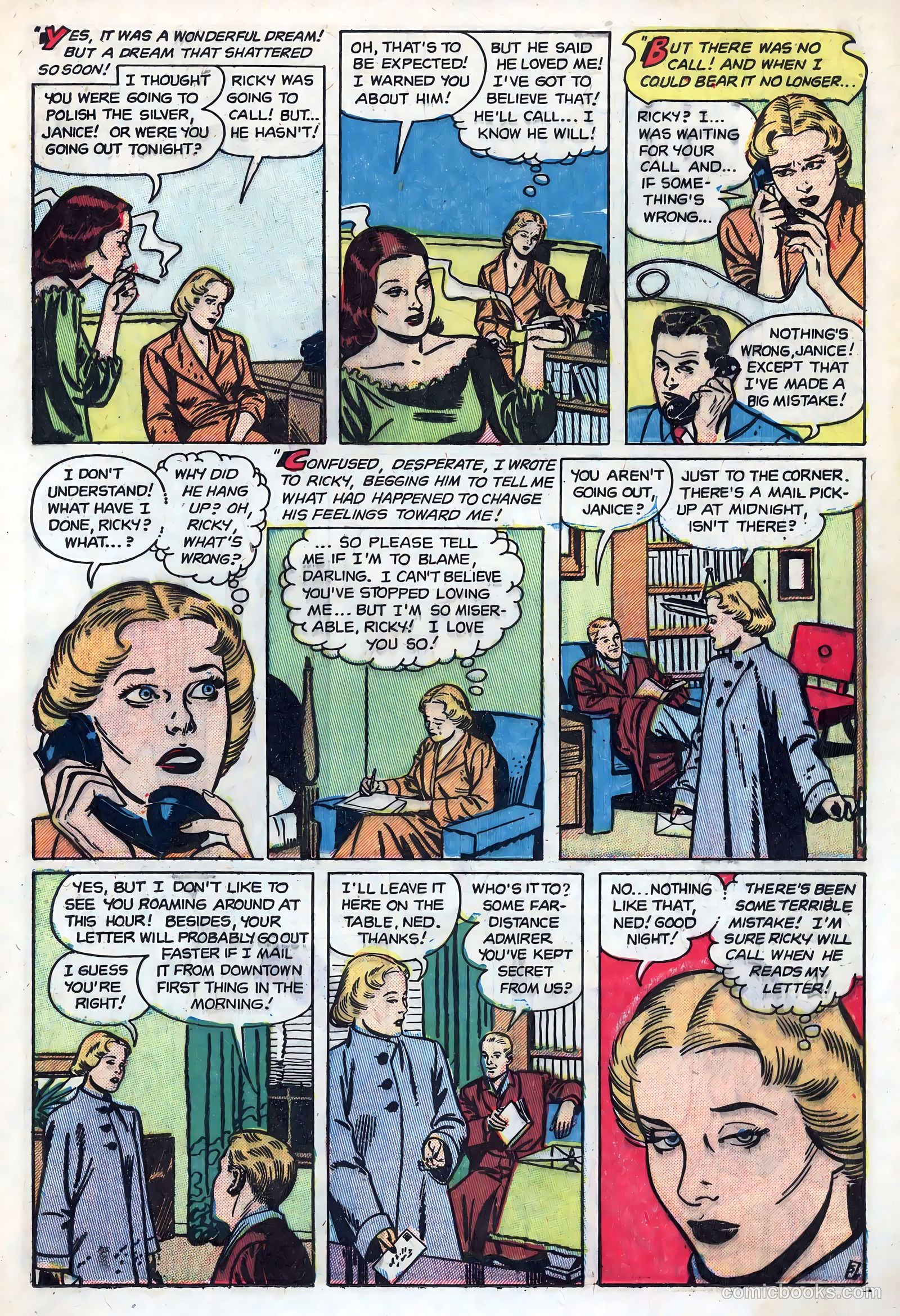 New Romances #15 (1953) — page 17 of 36
