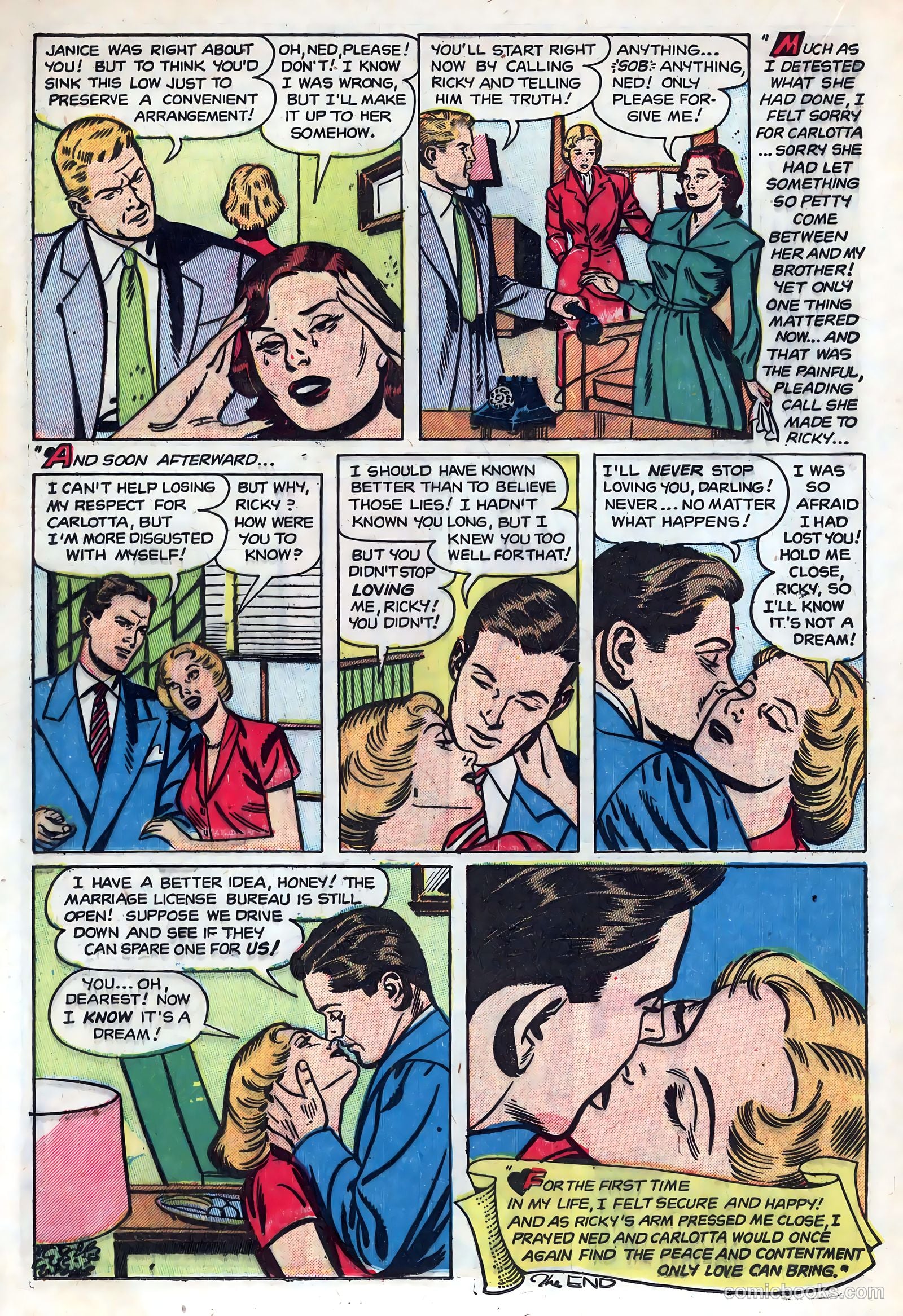 New Romances #15 (1953) — page 20 of 36