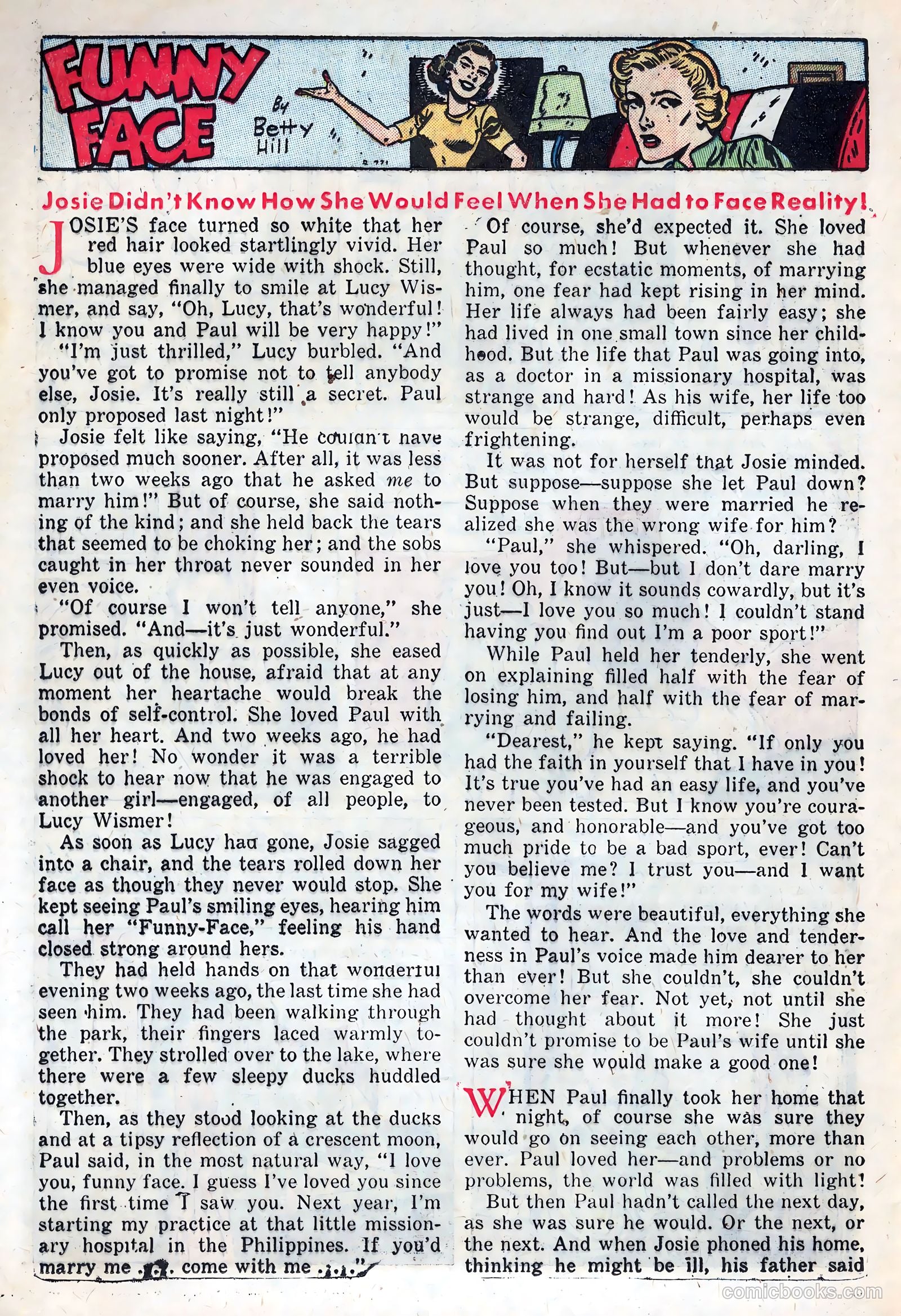 New Romances #15 (1953) — page 24 of 36