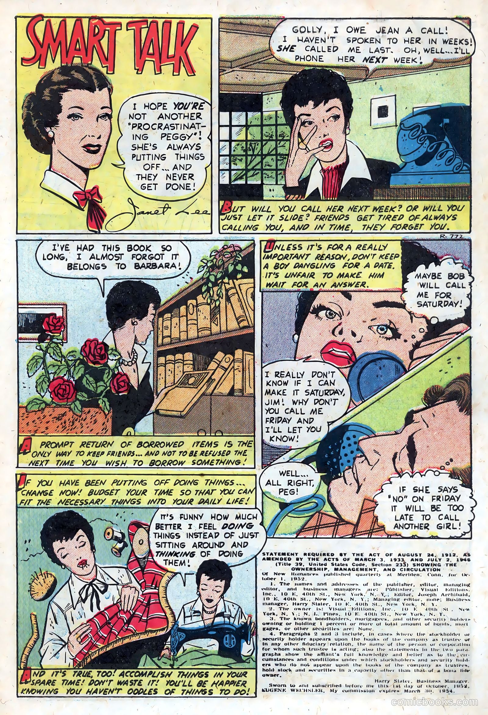 New Romances #15 (1953) — page 27 of 36