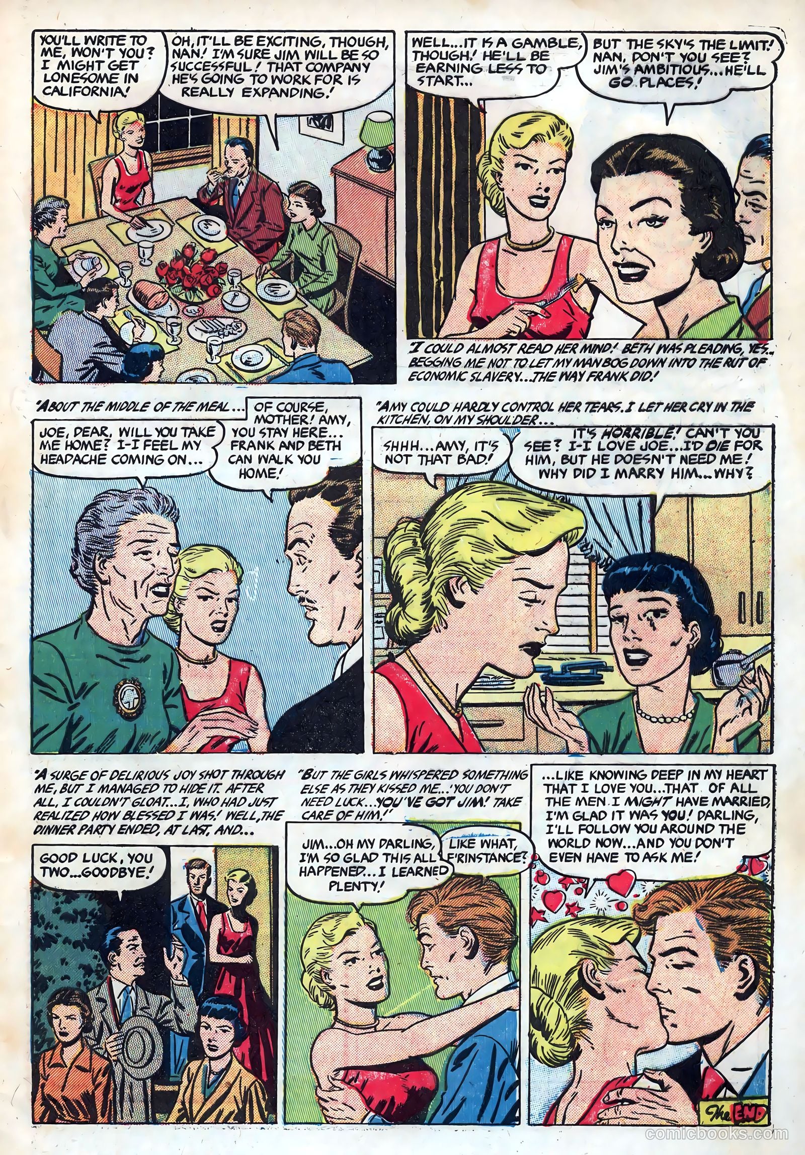 New Romances #15 (1953) — page 33 of 36