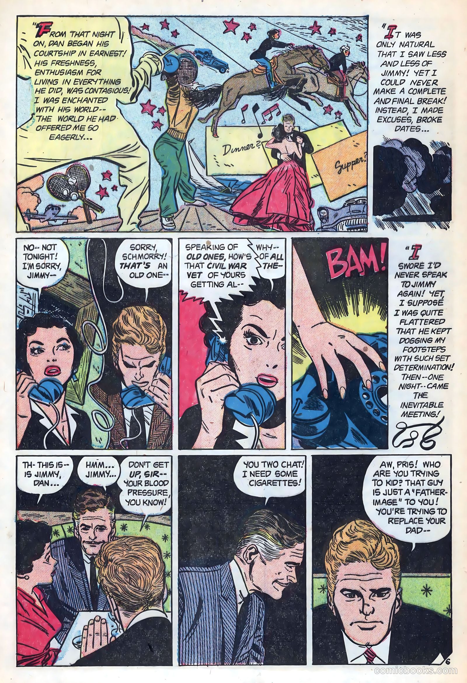 New Romances #16 (1953) — page 8 of 36