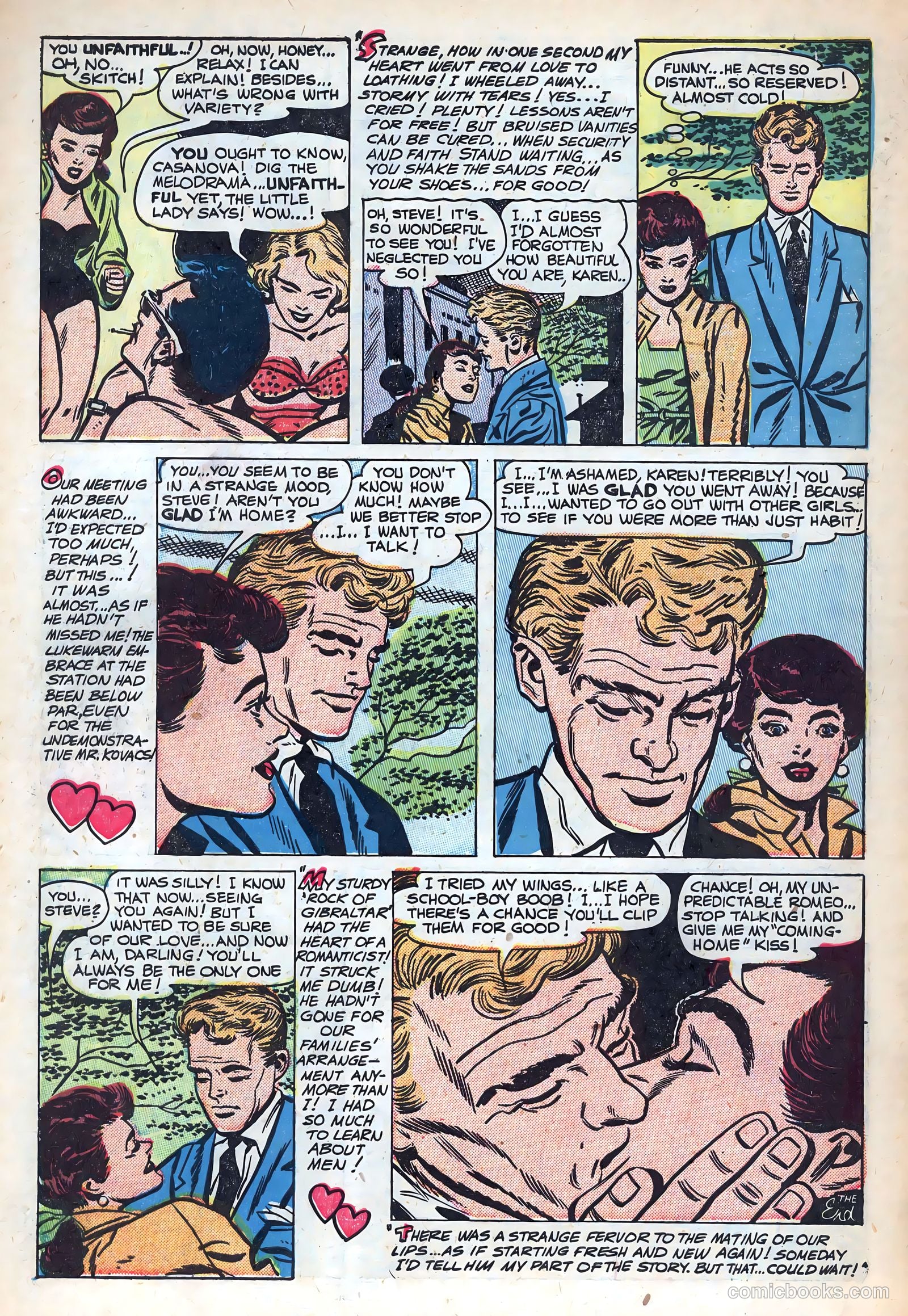 New Romances #16 (1953) — page 34 of 36