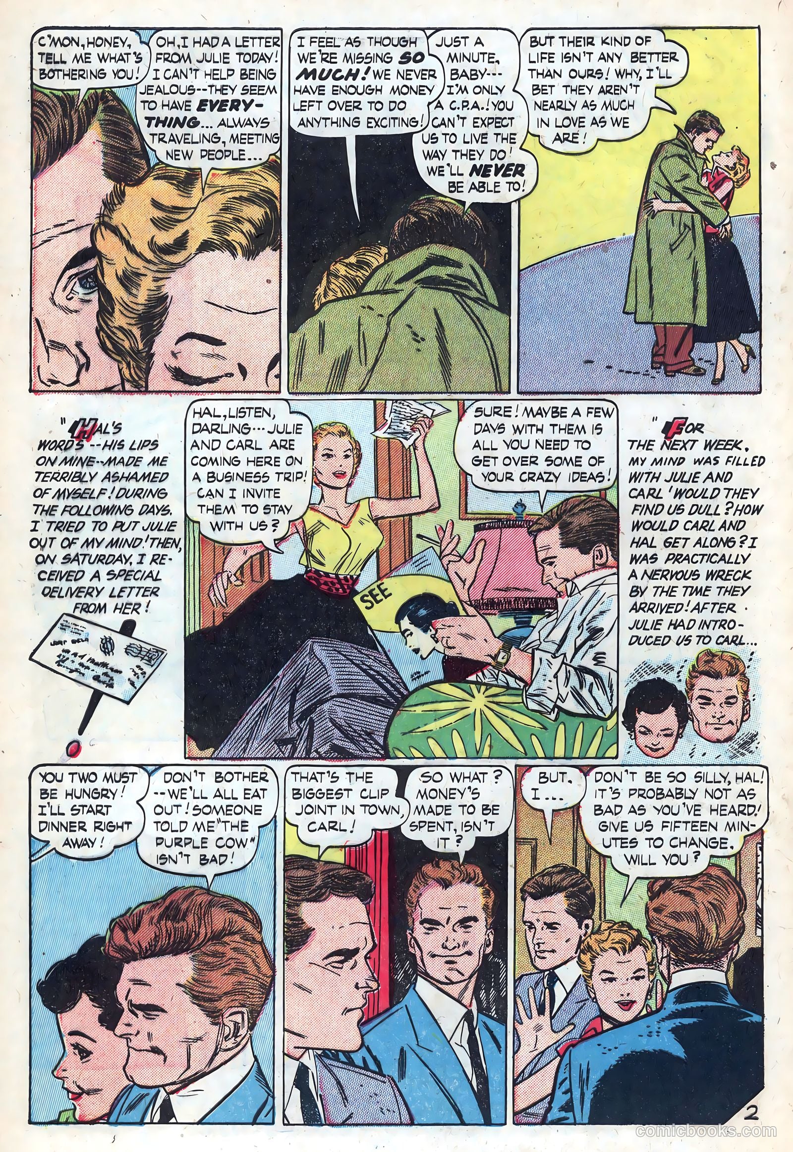 New Romances #17 (1953) — page 4 of 36