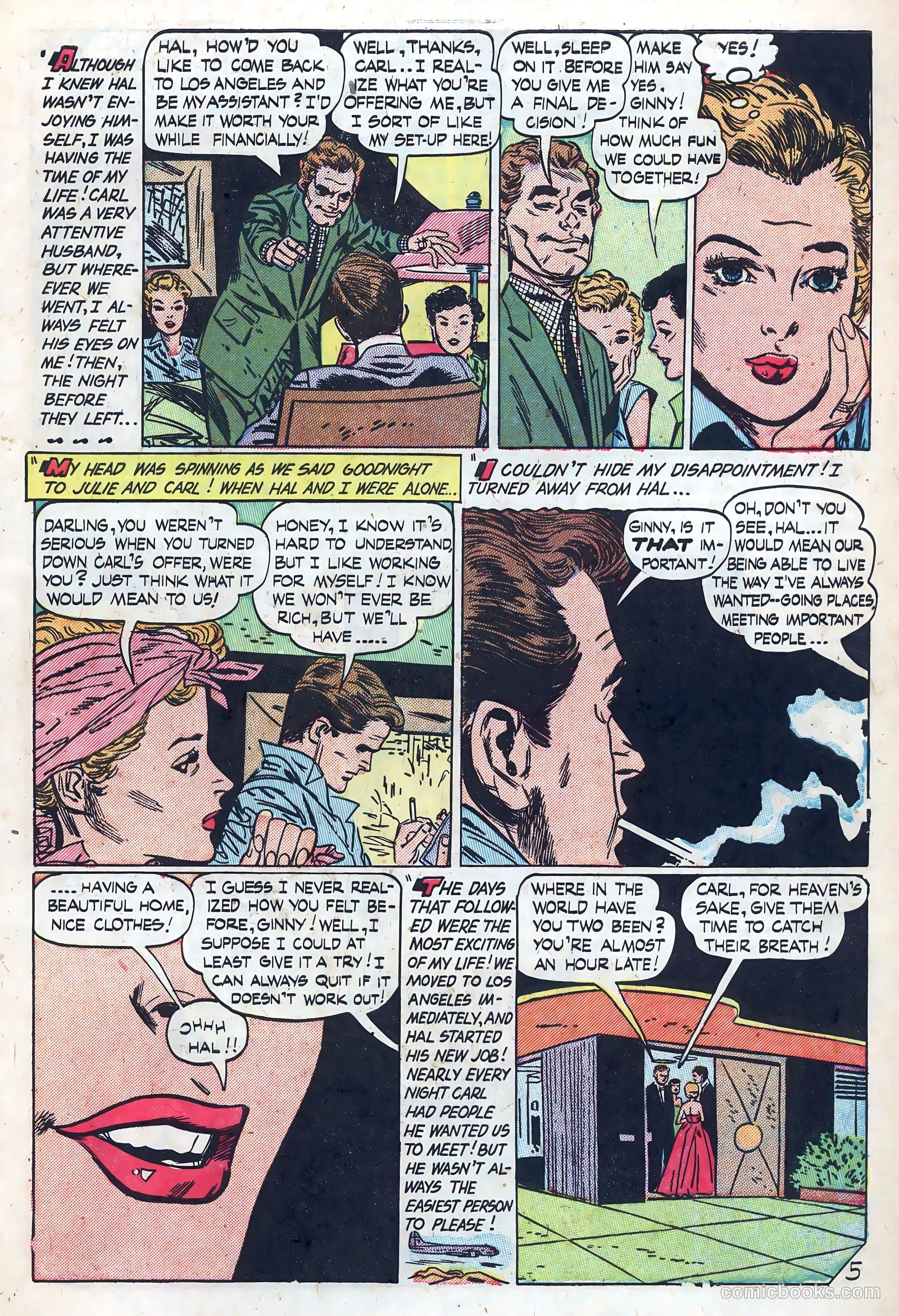 New Romances #17 (1953) — page 7 of 36