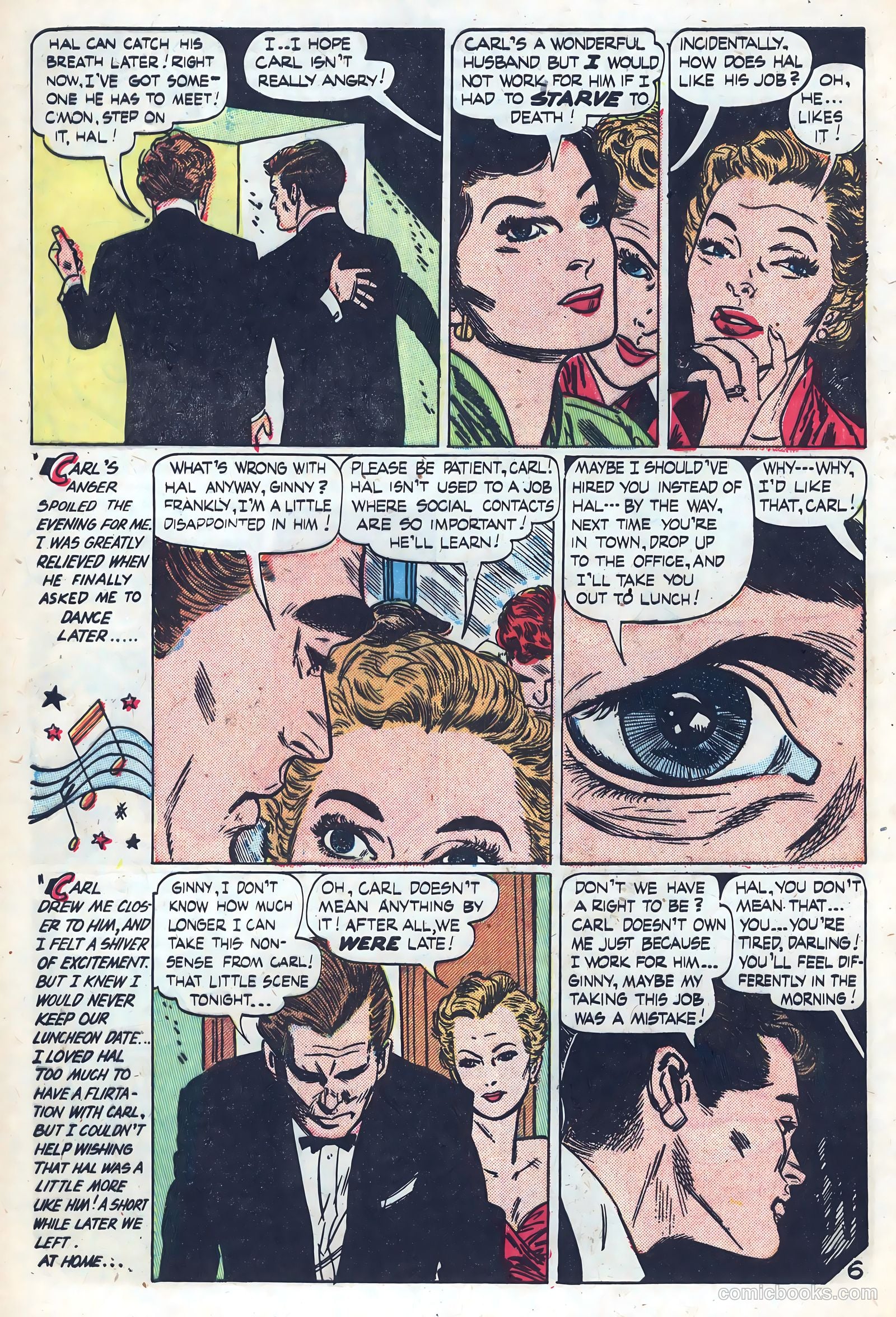 New Romances #17 (1953) — page 8 of 36