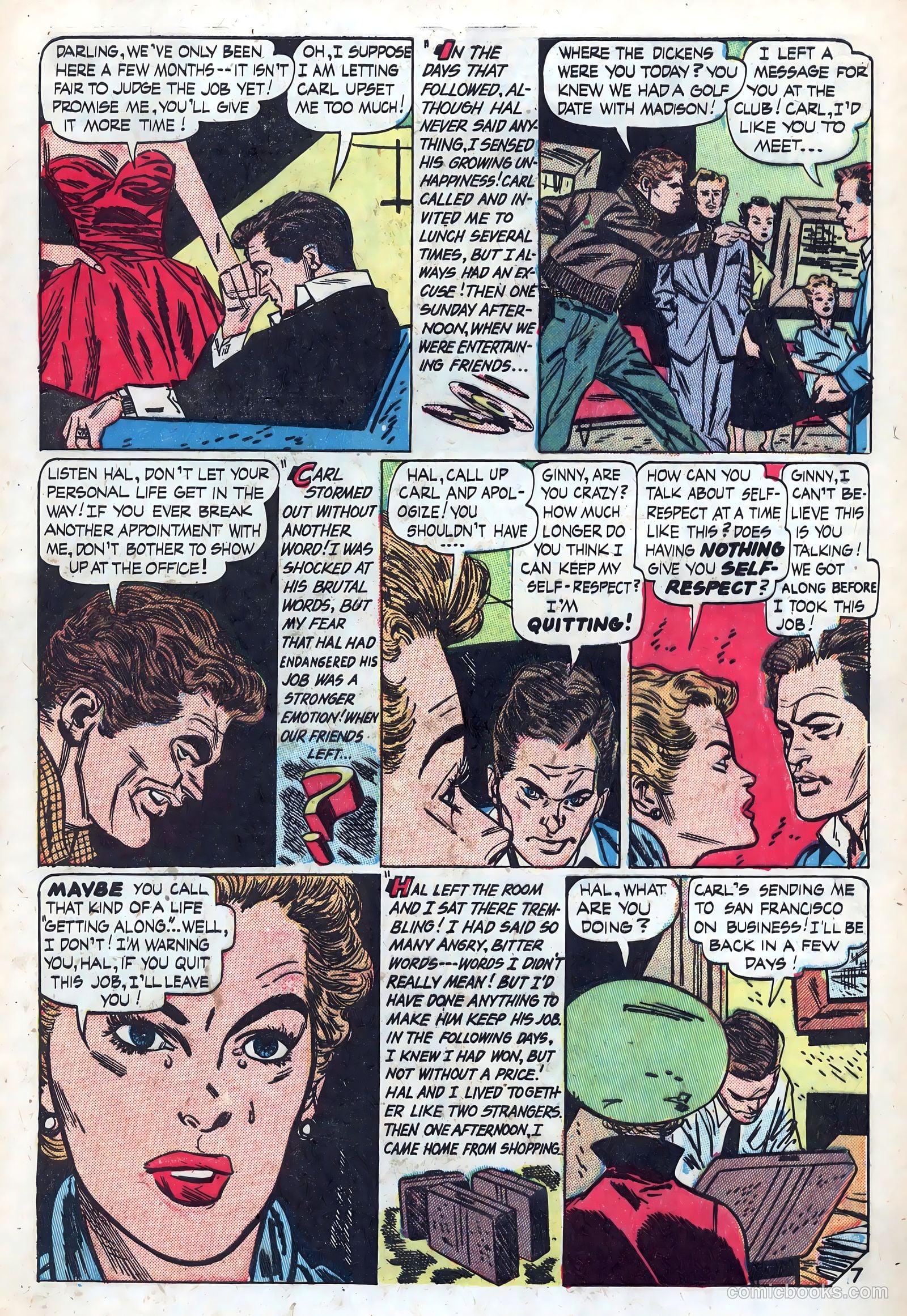 New Romances #17 (1953) — page 9 of 36