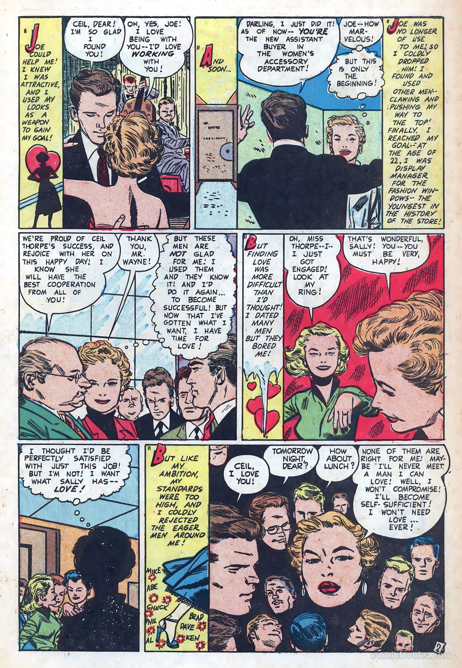 New Romances #17 (1953) — page 27 of 36