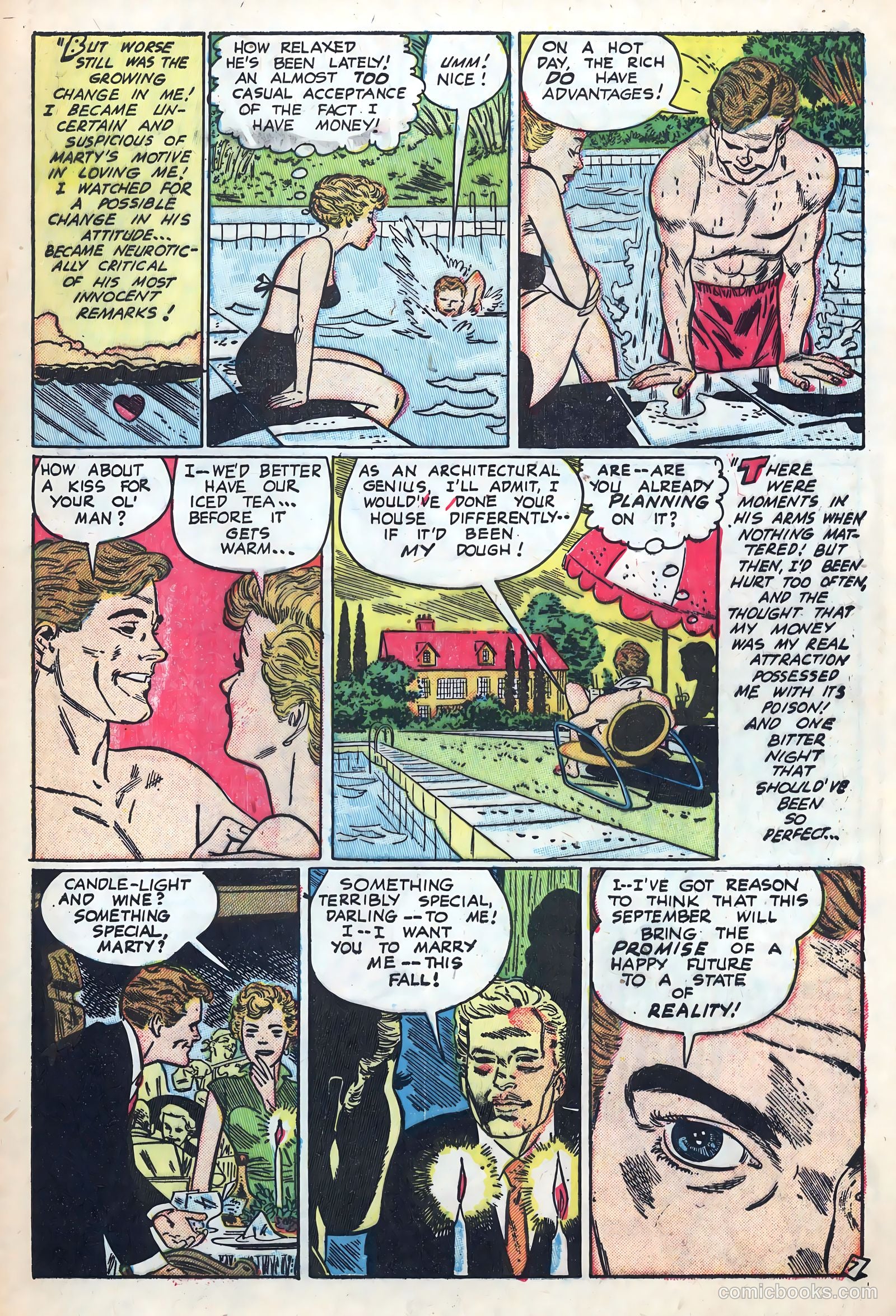 New Romances #18 (1953) — page 9 of 36