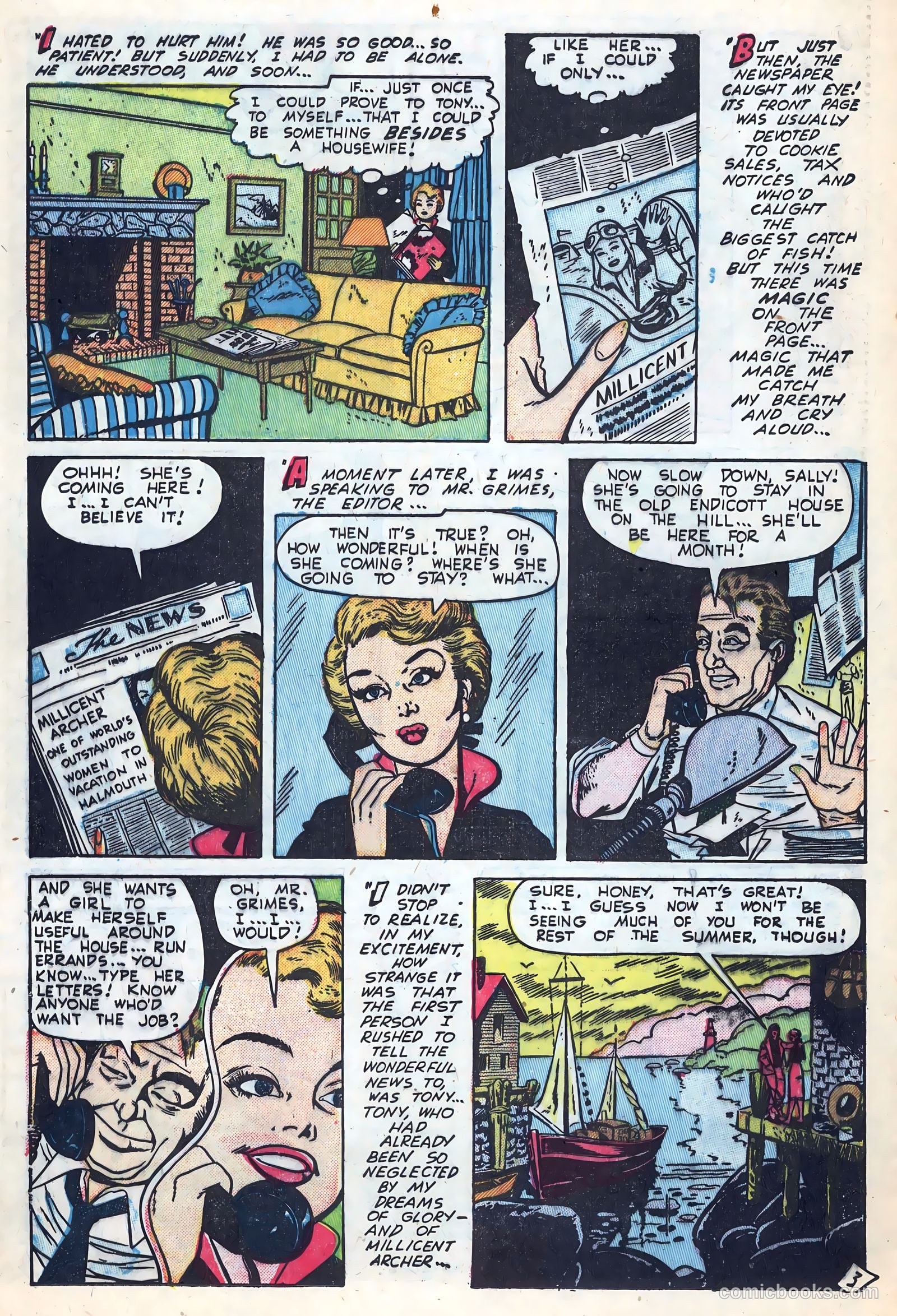New Romances #18 (1953) — page 16 of 36